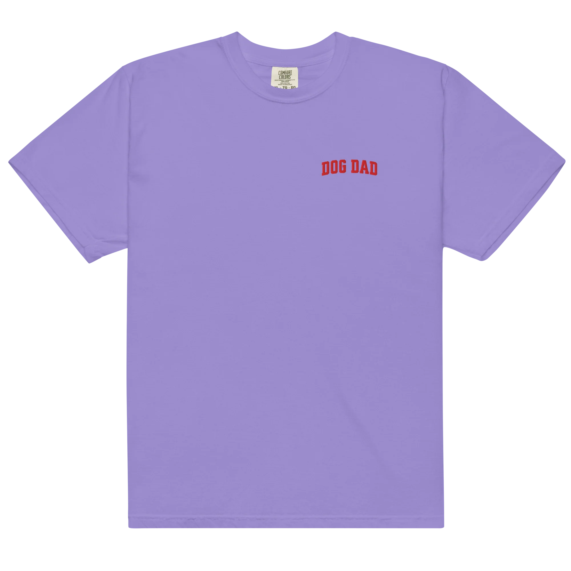Dog Dad Varsity Embroidered Classic T-Shirt - Image 8