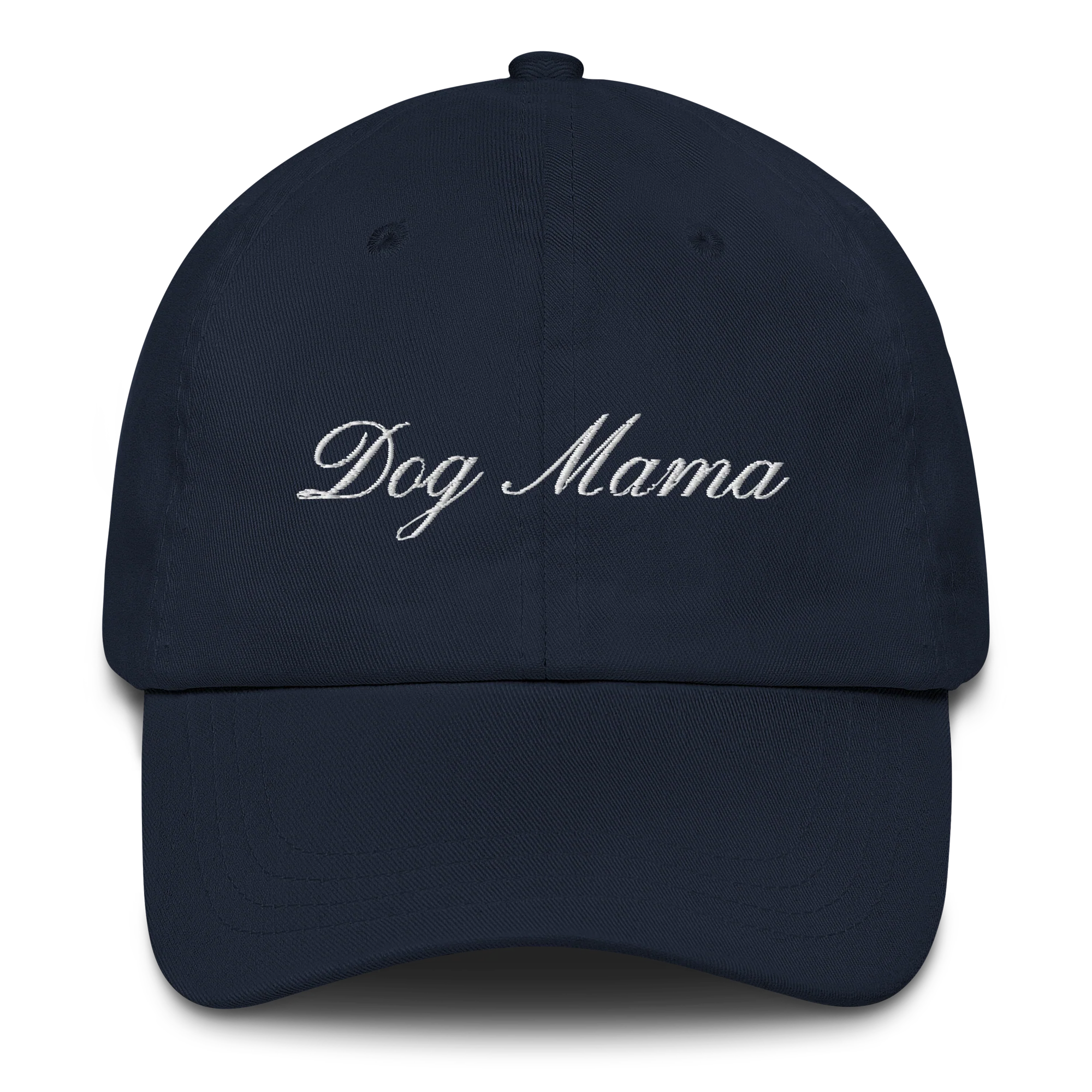 Dog Mama Cursive Embroidered Cap