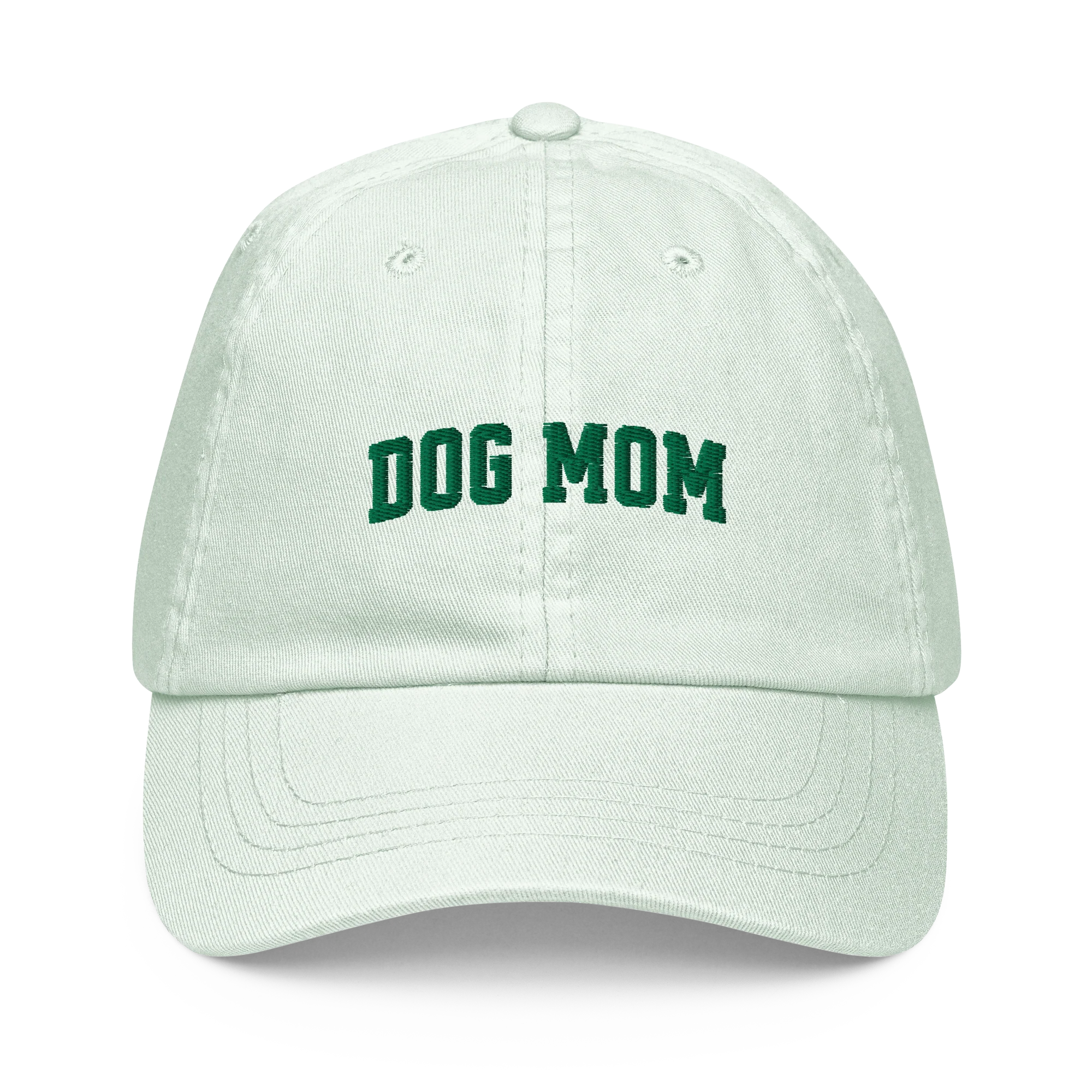 Dog Mom Embroidered Pastel Baseball Cap - Image 5