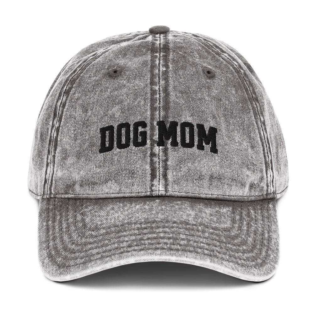 Dog Mom Embroidered Vintage Cap - Image 6