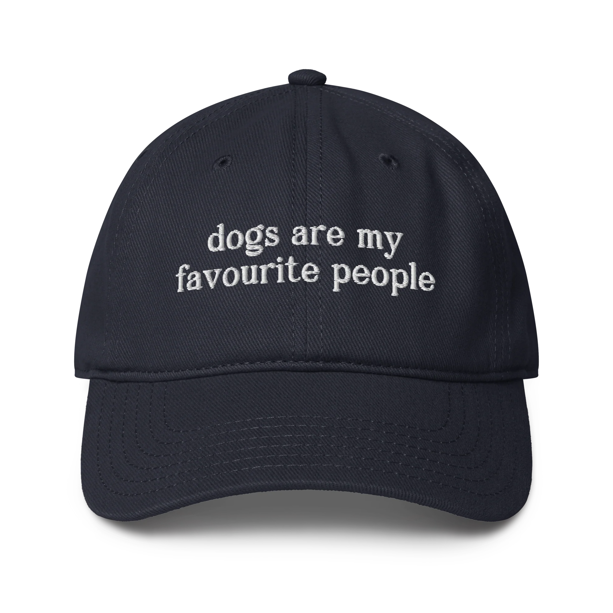 Dogs Are My Favourite People Embroidered Baseball Cap - Image 5