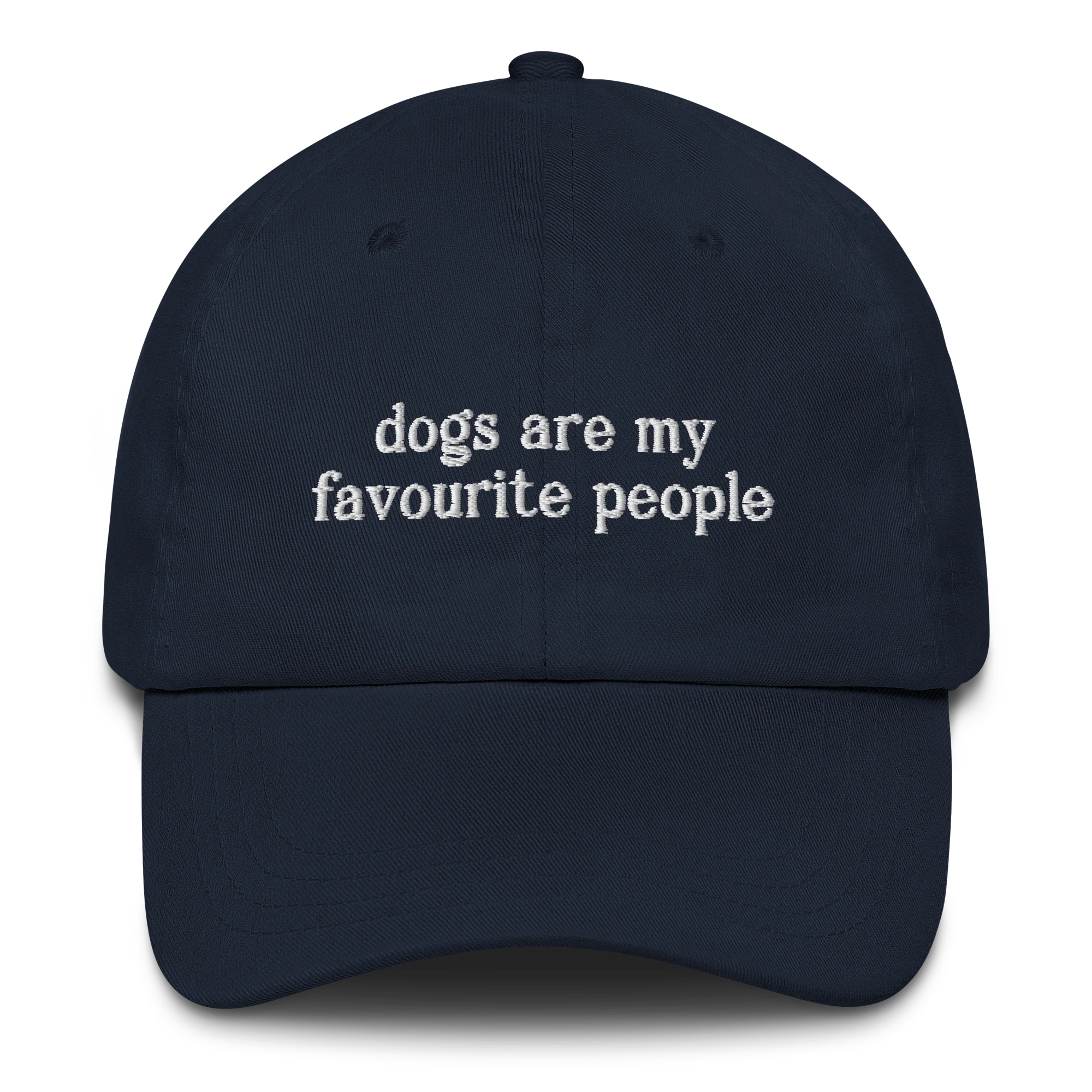 Dogs Are My Favourite People Embroidered Cap - Image 4