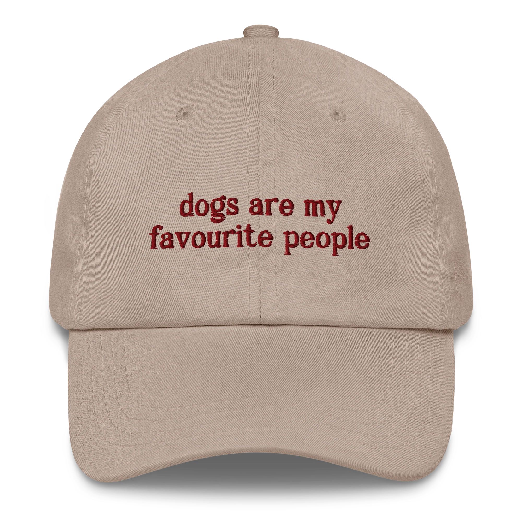 Dogs Are My Favourite People Embroidered Cap - Image 5