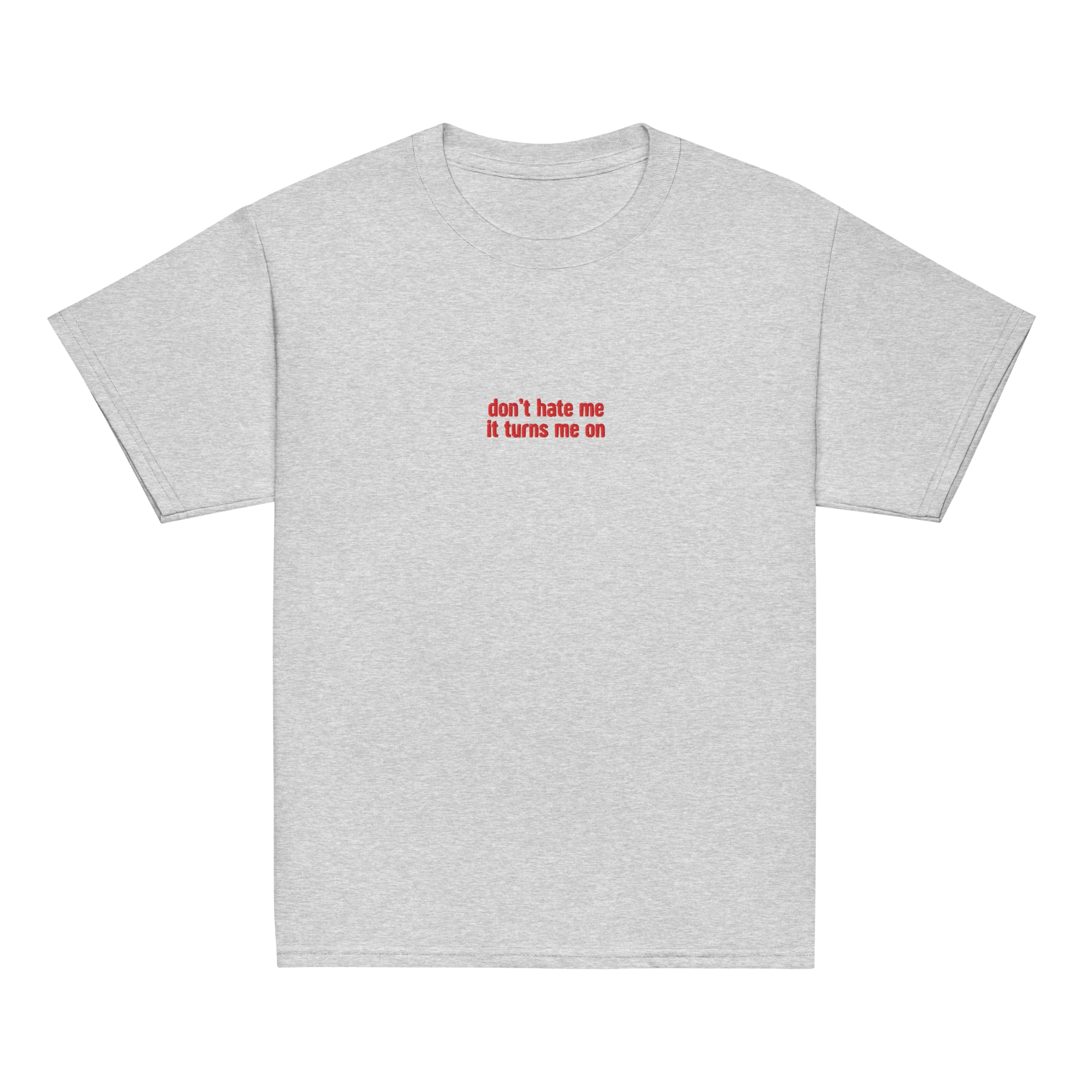 Don’t Hate Me It Turns Me On Embroidered Baby Tee - Image 8