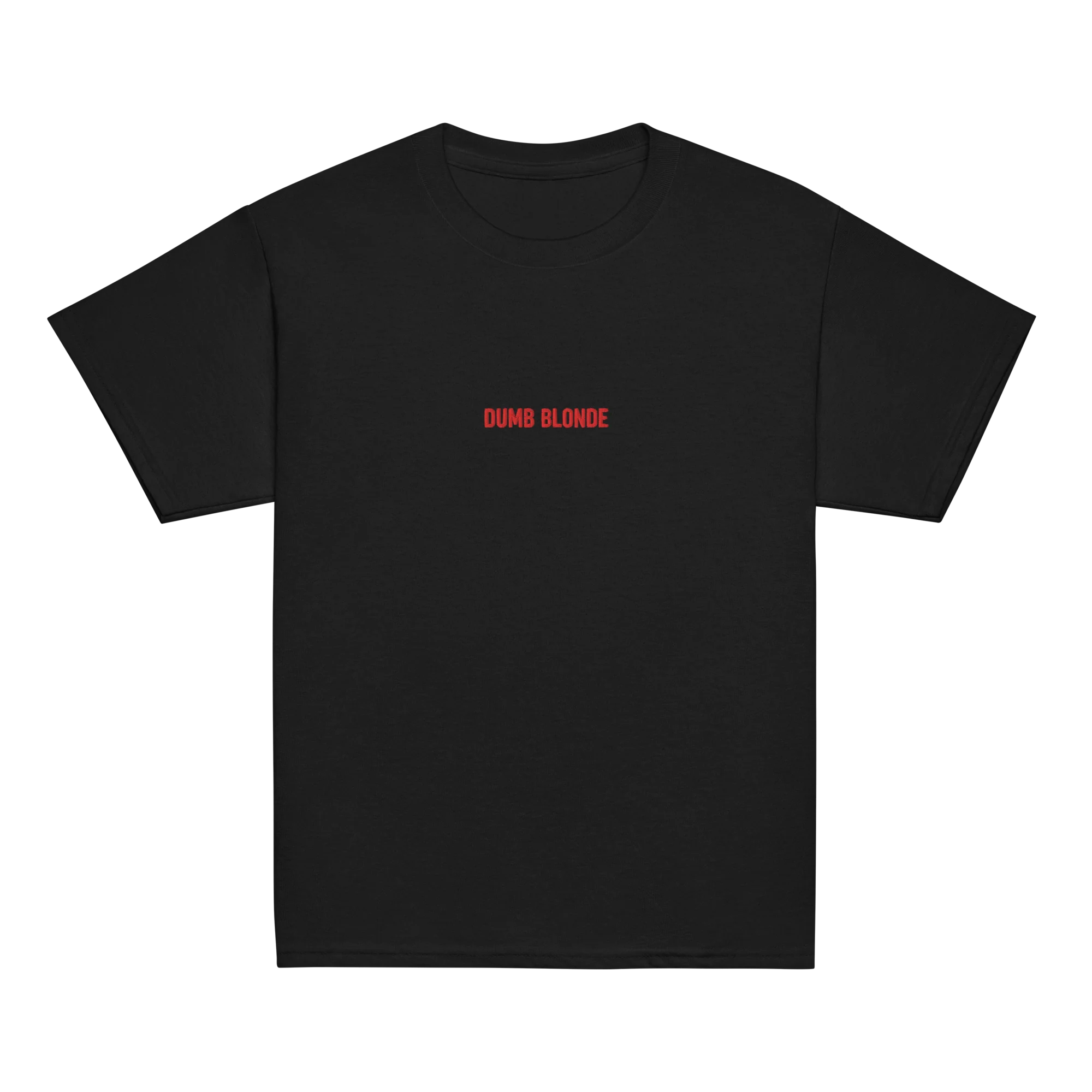 Dumb Blonde Embroidered Baby Tee - Image 11