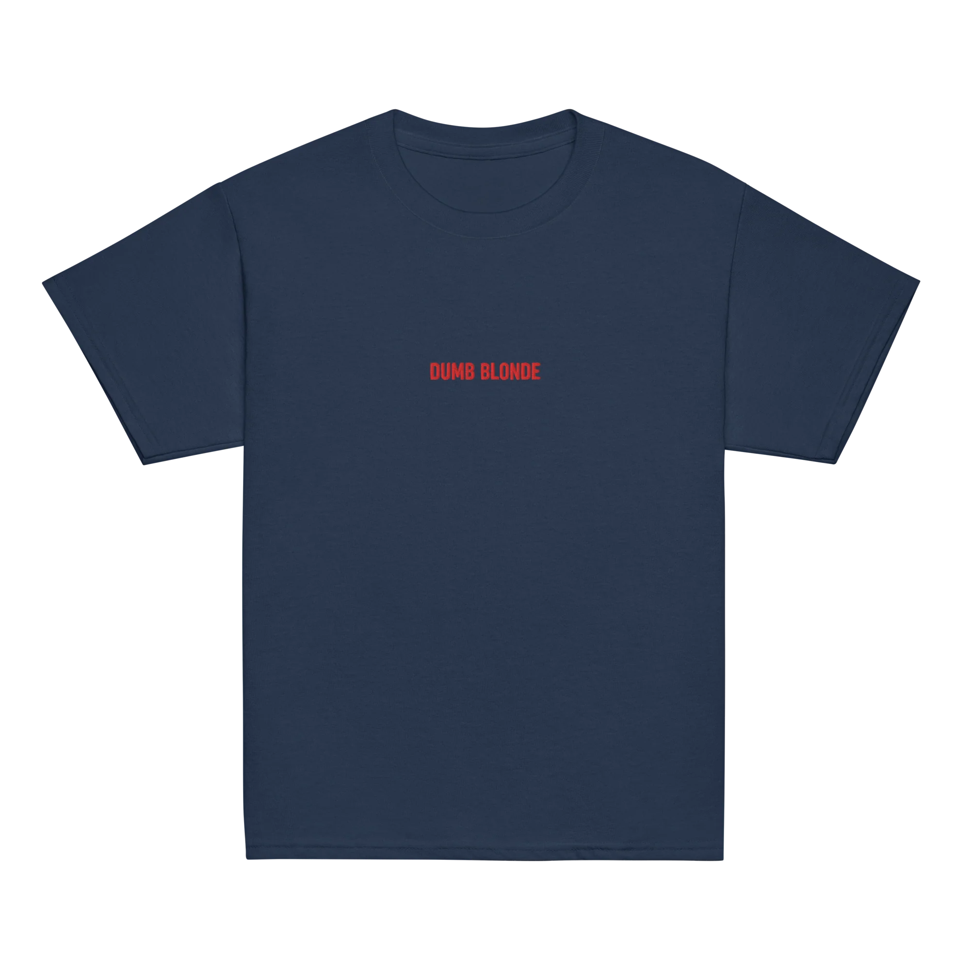 Dumb Blonde Embroidered Baby Tee - Image 7