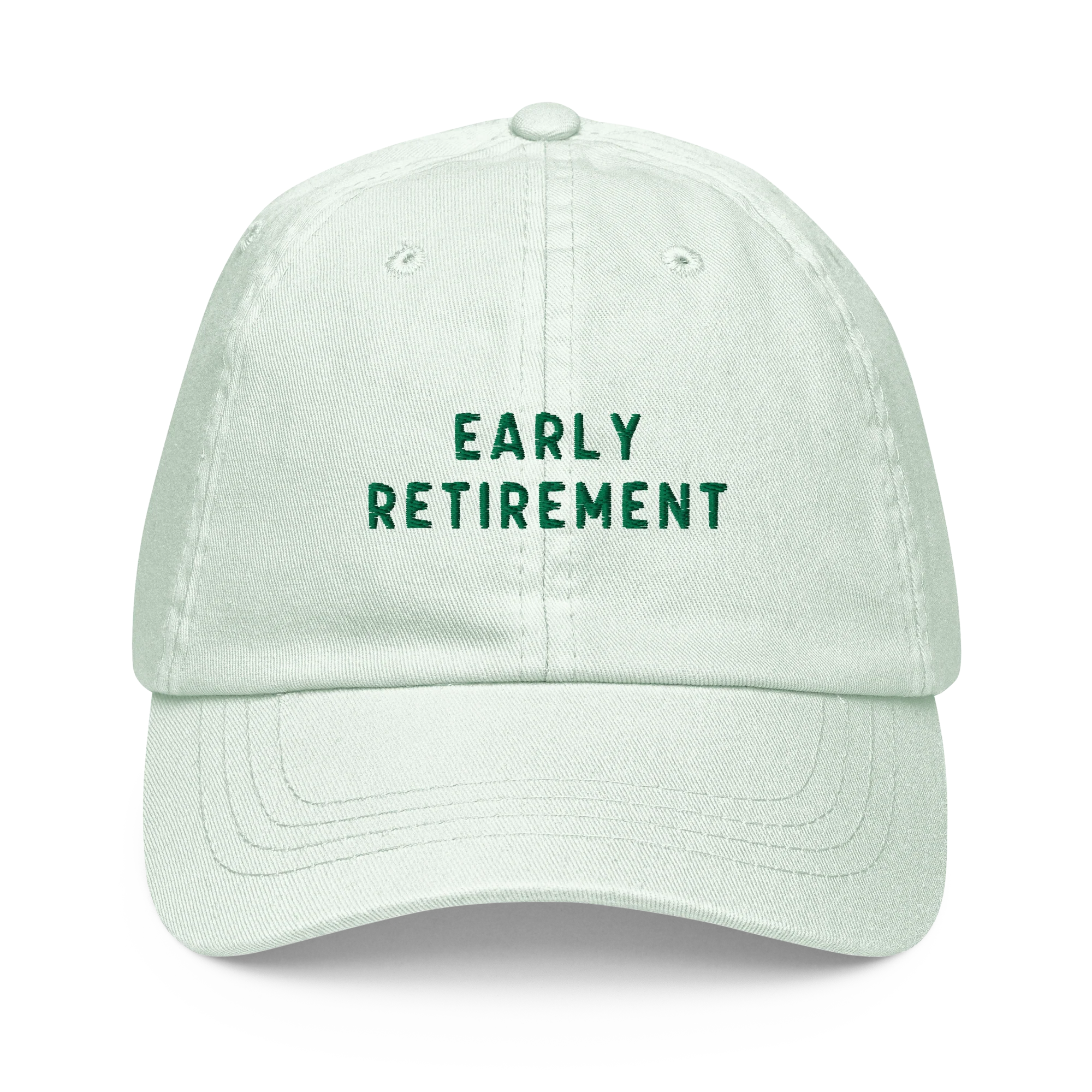 Early Retirement Embroidered Pastel Baseball Cap - Image 4