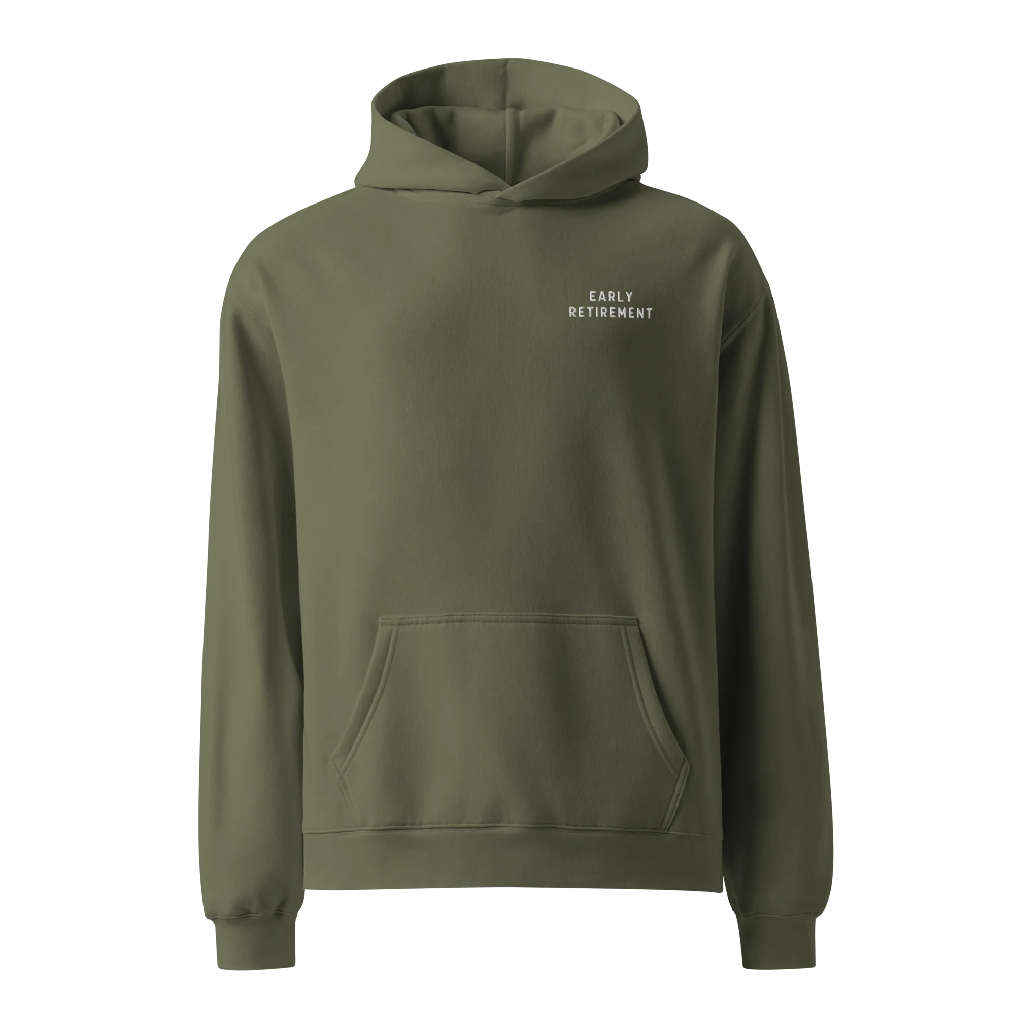 Early Retirement Embroidered Premium Oversized Hoodie - Image 11