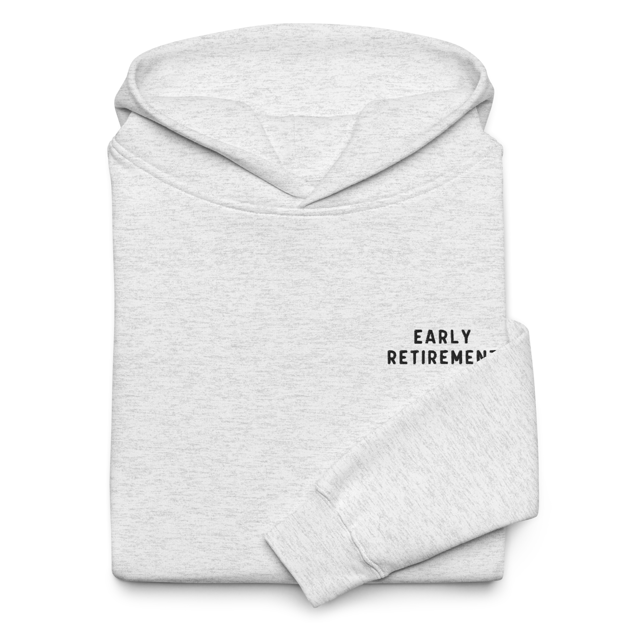 Early Retirement Embroidered Premium Oversized Hoodie - Image 3