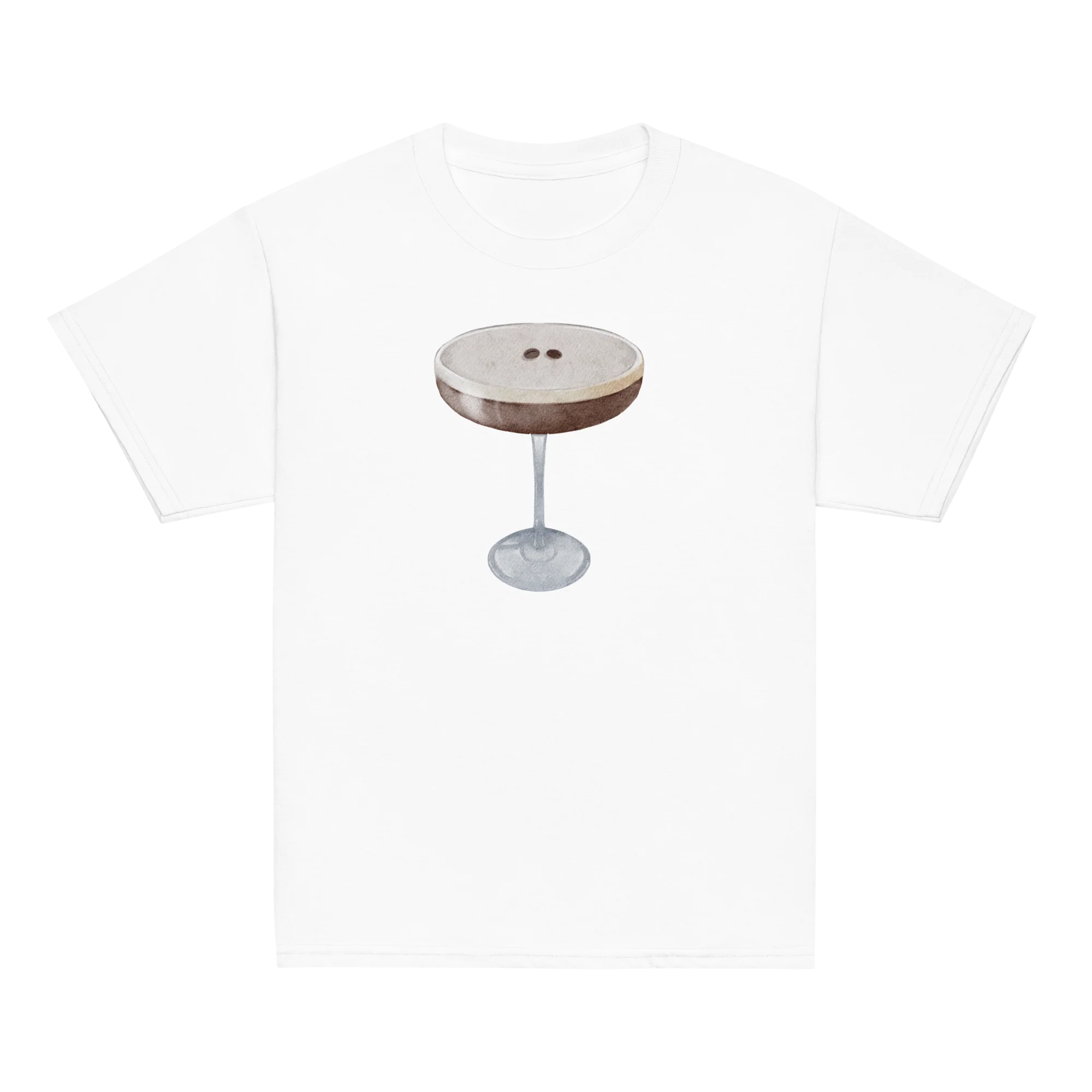 Espresso Martini Watercolor Baby Tee - Image 3