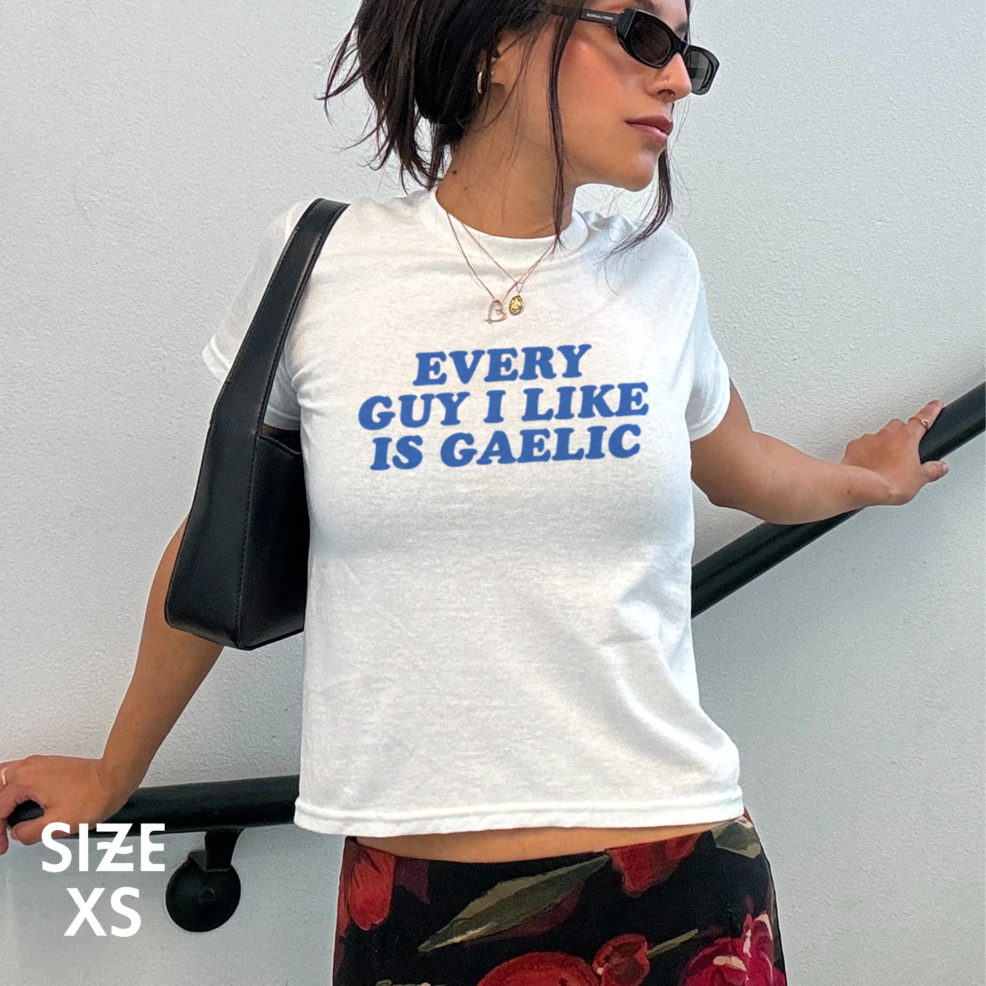 Every Guy I Like Is Gaelic Baby Tee - Image 2