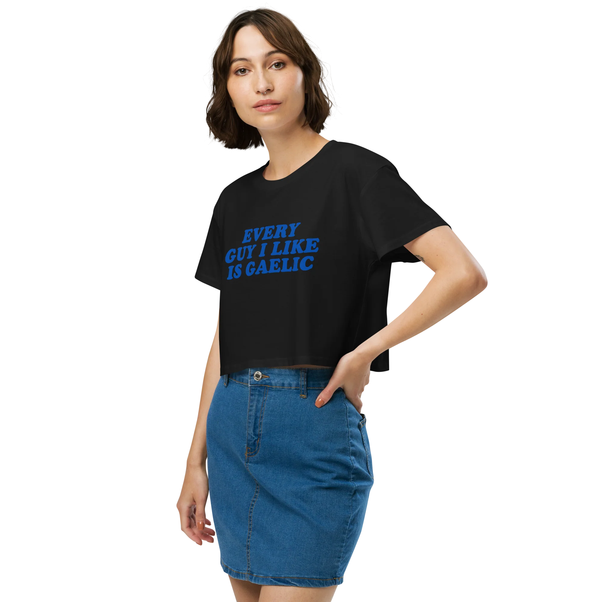Every Guy I Like Is Gaelic Crop Tee - Image 5