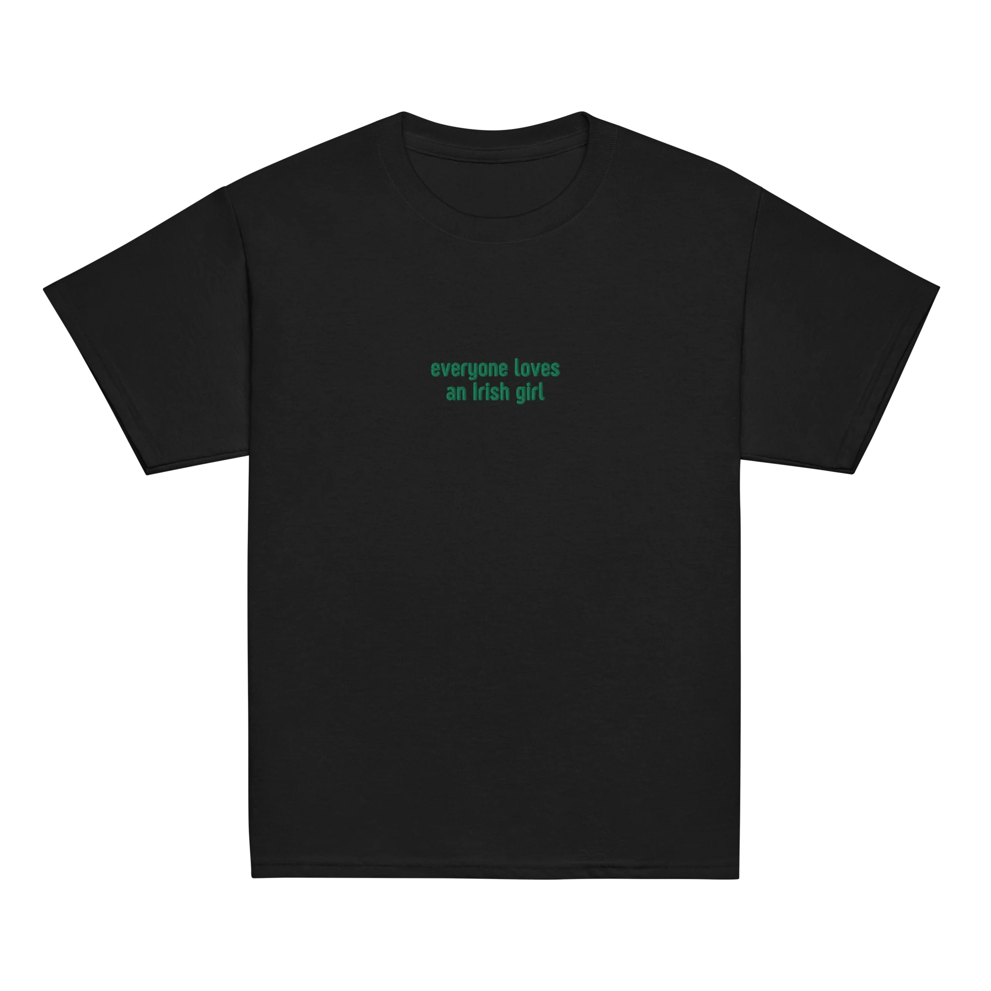 Everyone Loves an Irish Girl Embroidered Baby Tee - Image 4