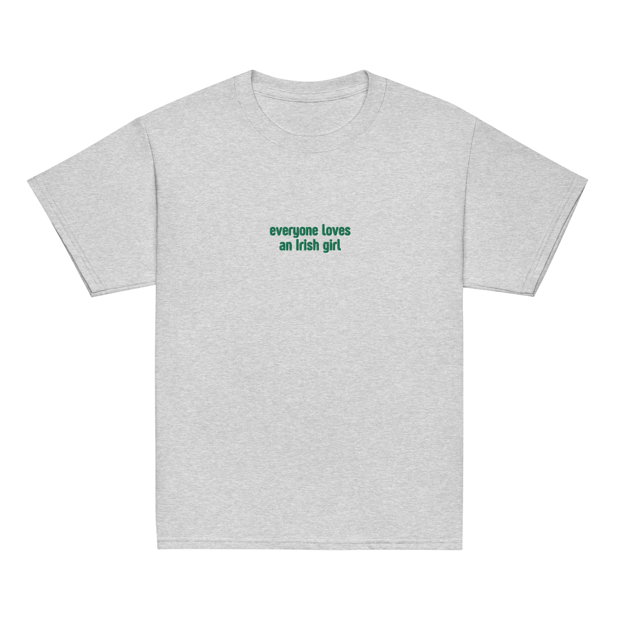 Everyone Loves an Irish Girl Embroidered Baby Tee - Image 5
