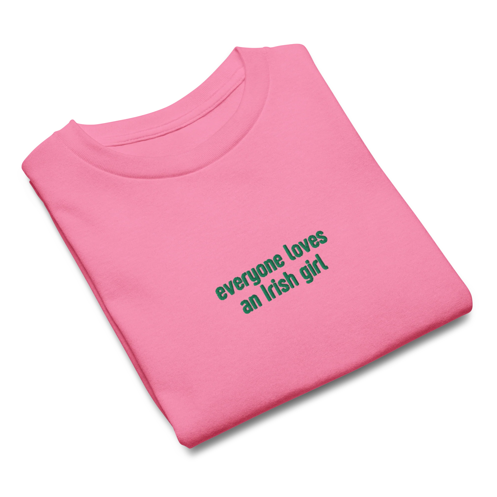 Everyone Loves an Irish Girl Embroidered Baby Tee - Image 9