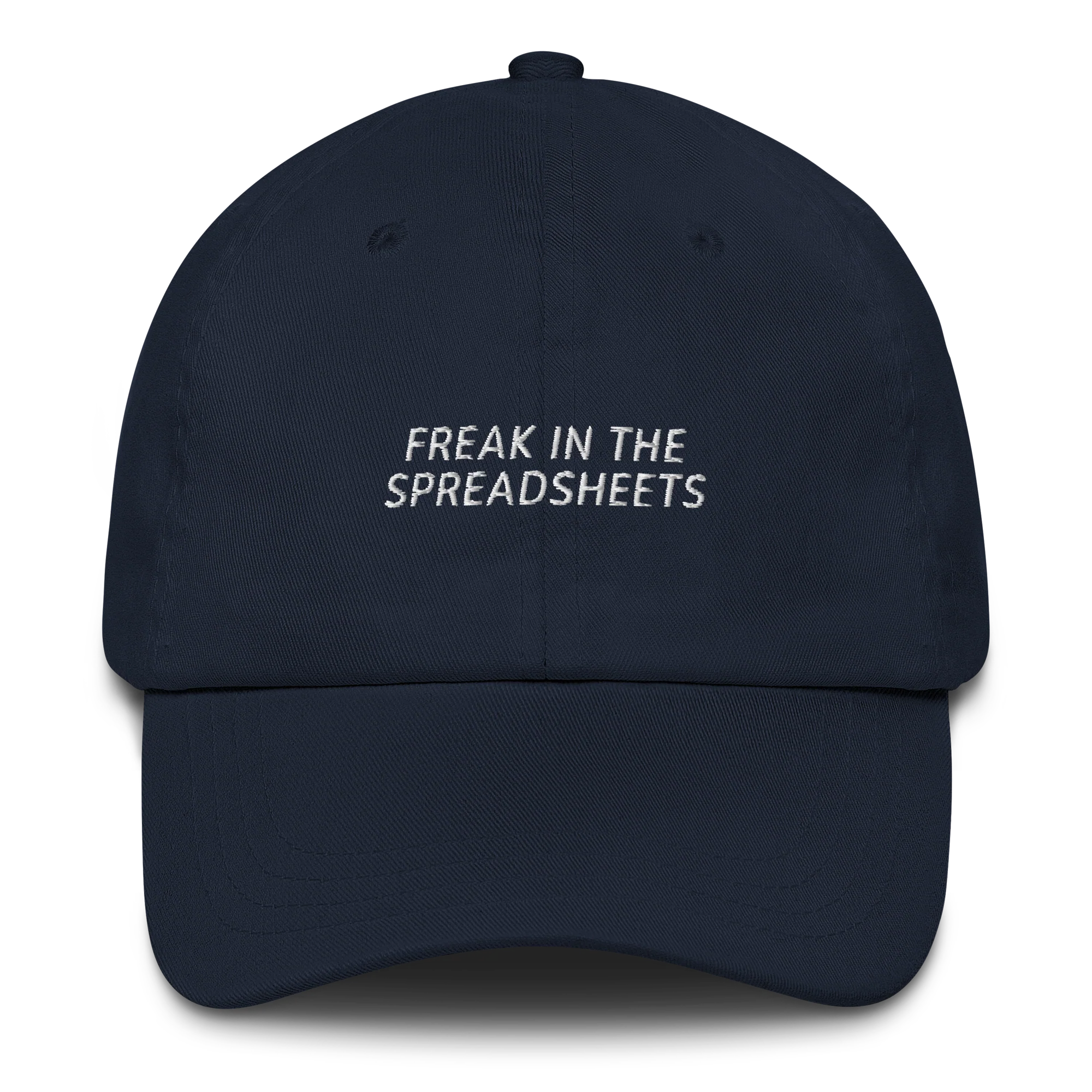 Freak in the Spreadsheets Funny Accounting Embroidered Cap - Image 6
