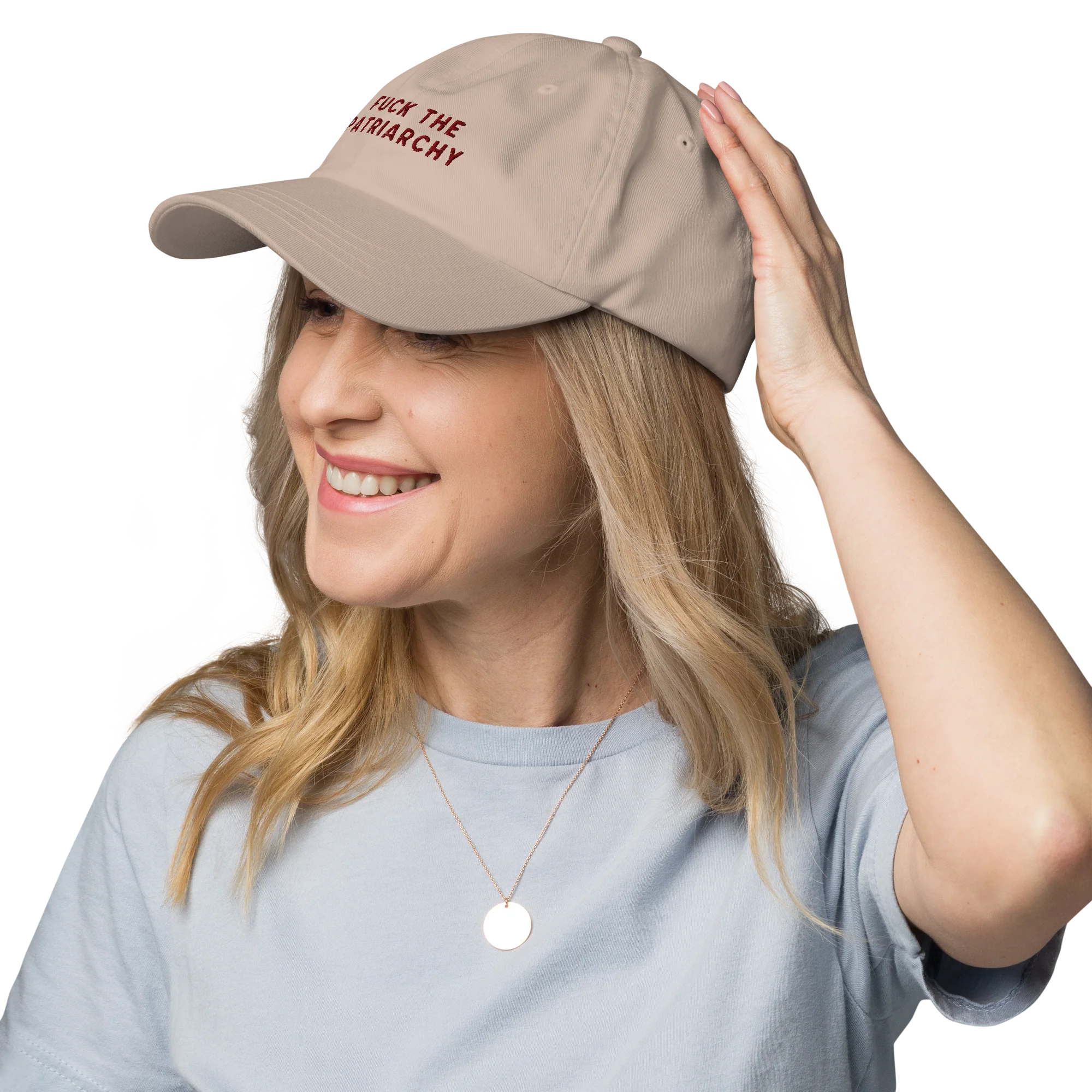 Fuck the Patriarchy Feminist Embroidered Cap - Image 6