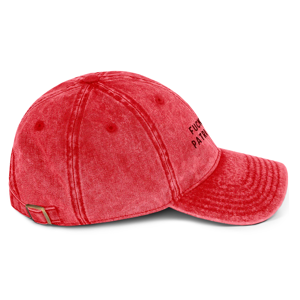 Fuck the Patriarchy Feminist Embroidered Vintage Cap - Image 6