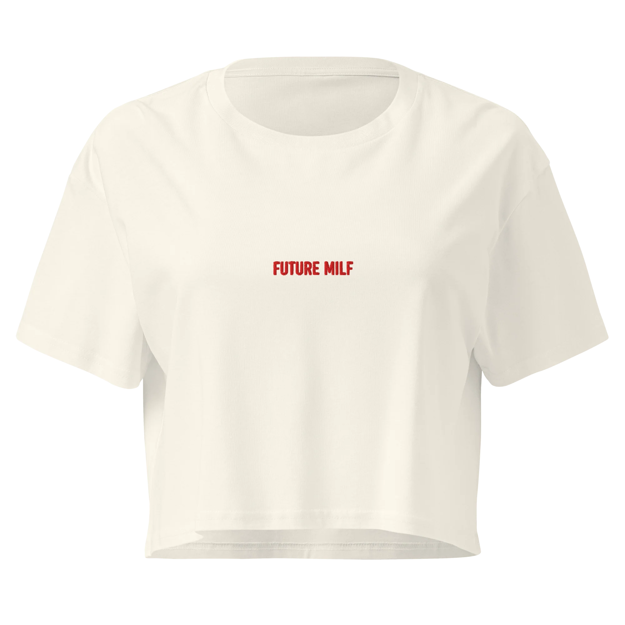 Future MILF Embroidered Crop Tee - Image 3