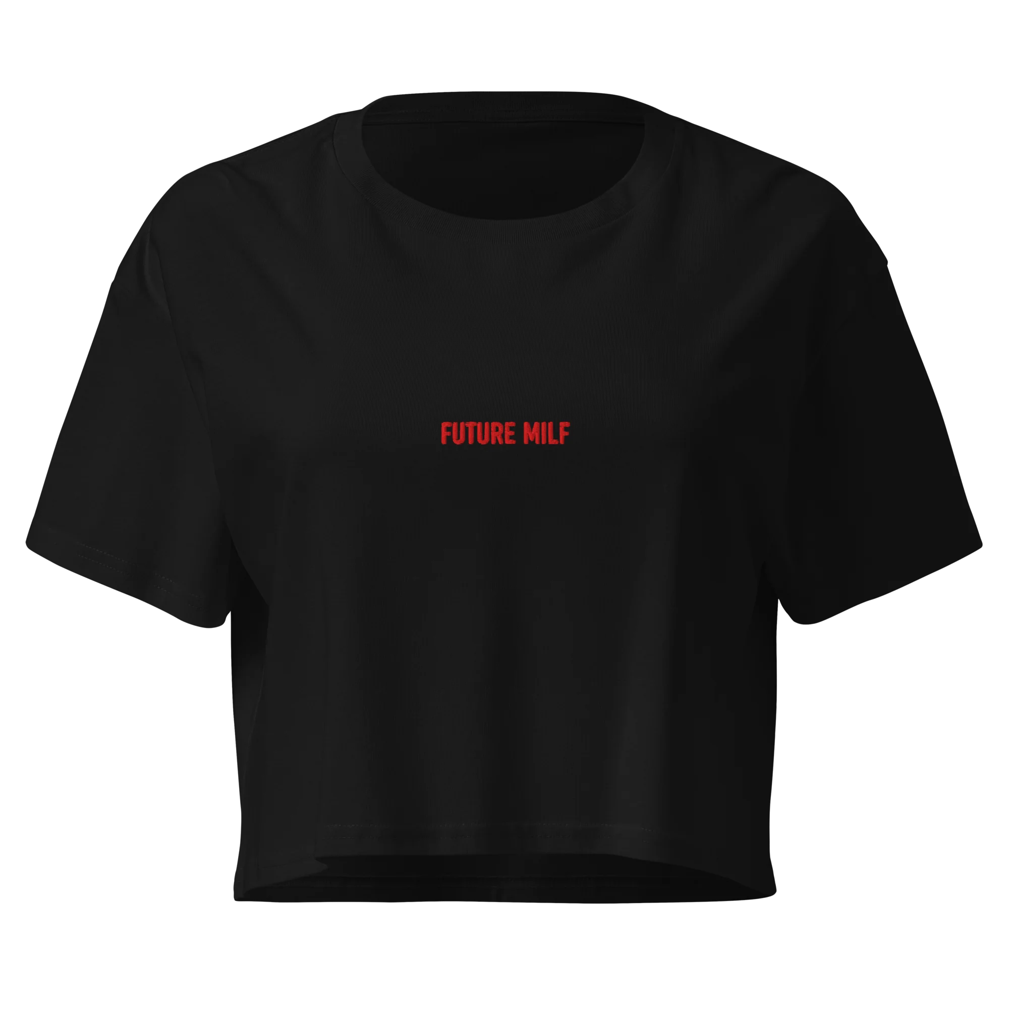 Future MILF Embroidered Crop Tee - Image 4