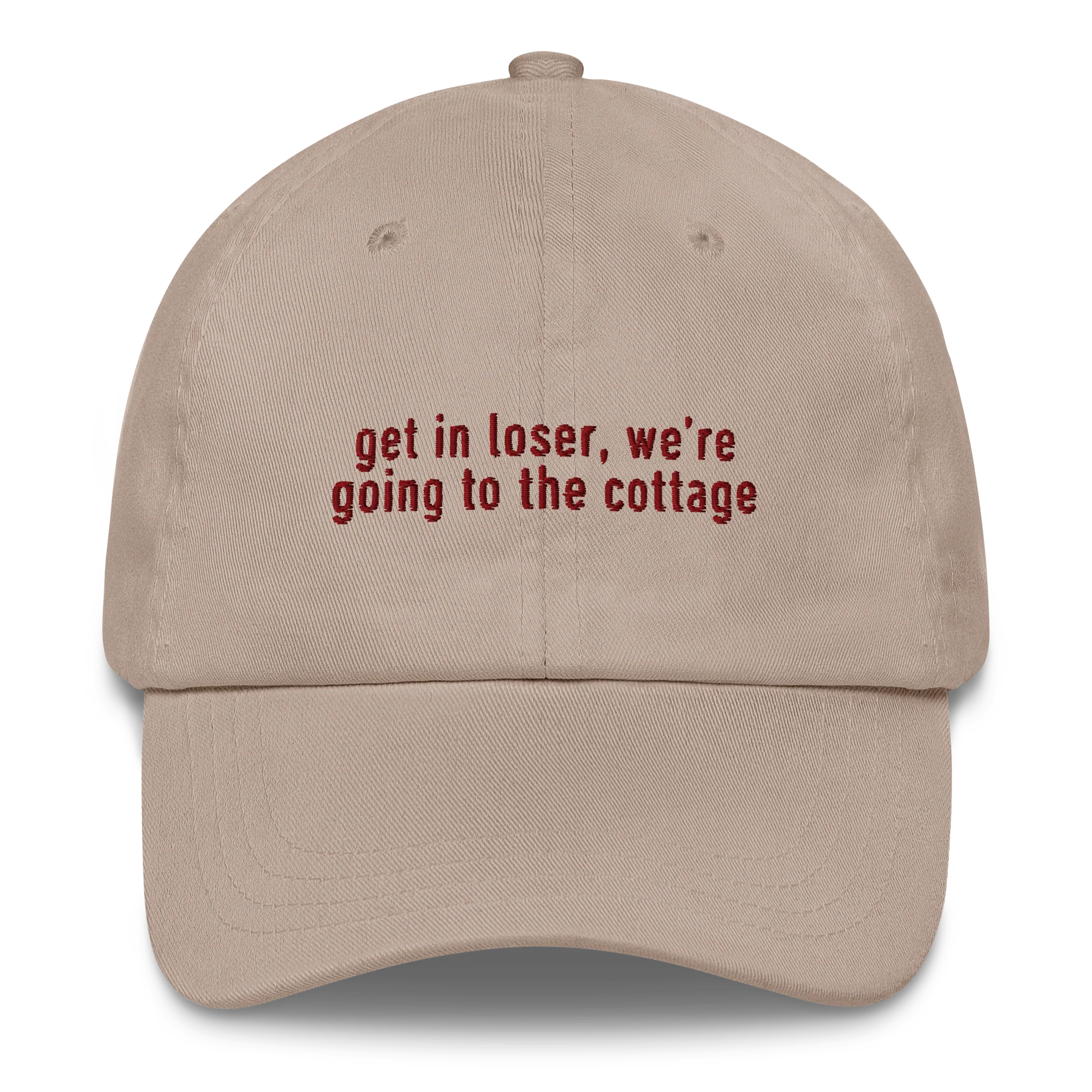 Get in Loser Going to the Cottage HR Embroidered Cap - Image 4