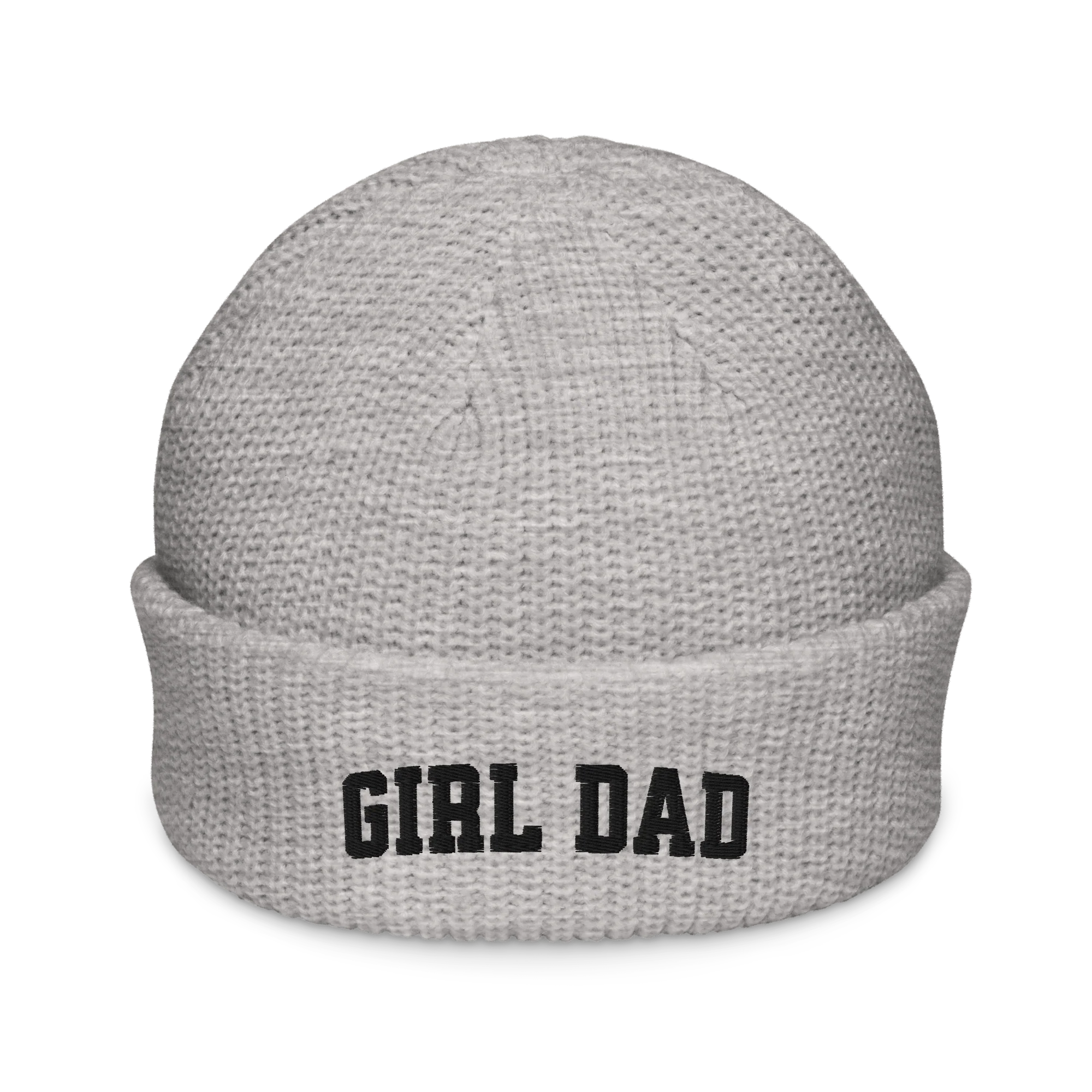 Girl Dad Embroidered Cable Beanie - Image 9