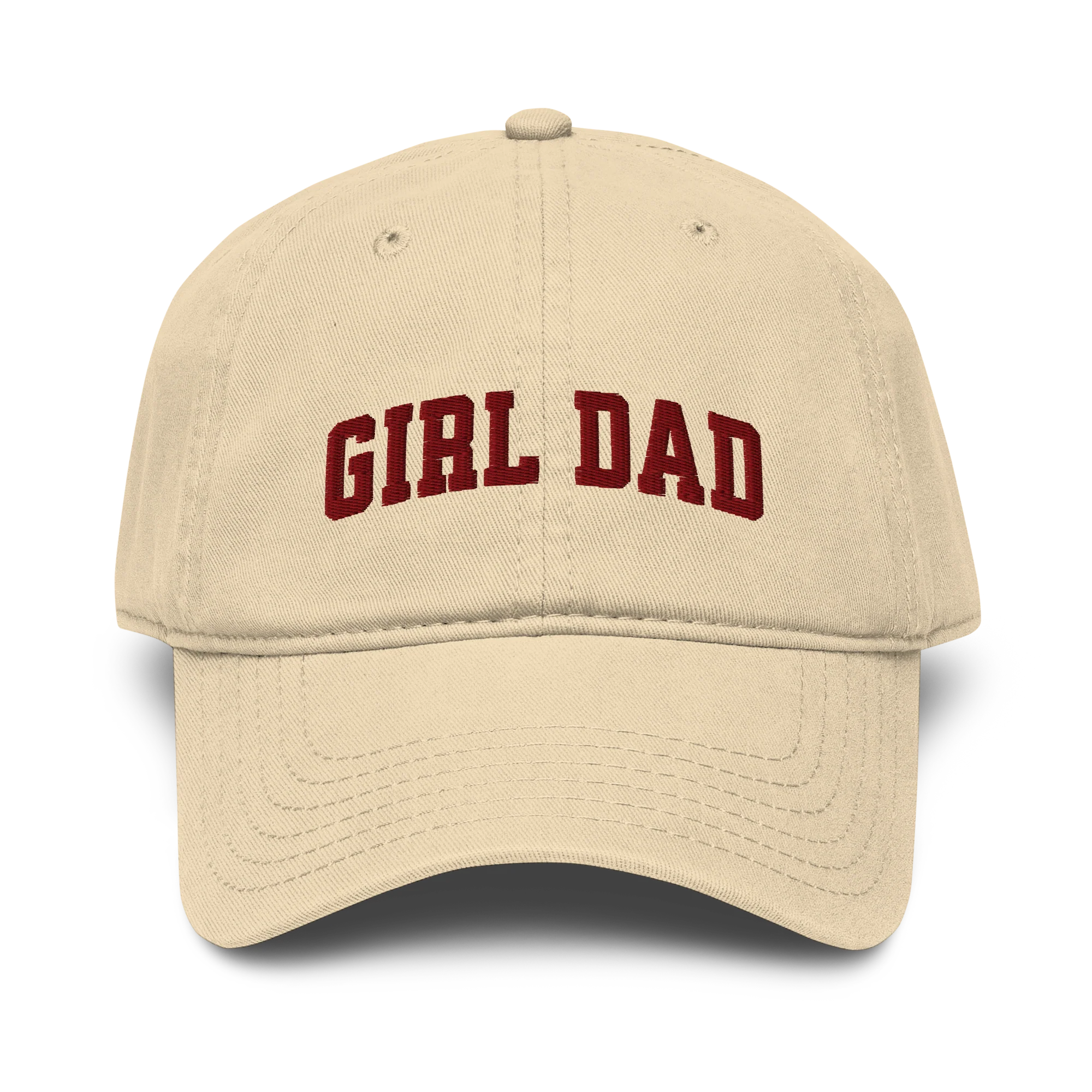 Girl Dad Embroidered Vintage Wash Baseball Cap - Image 6