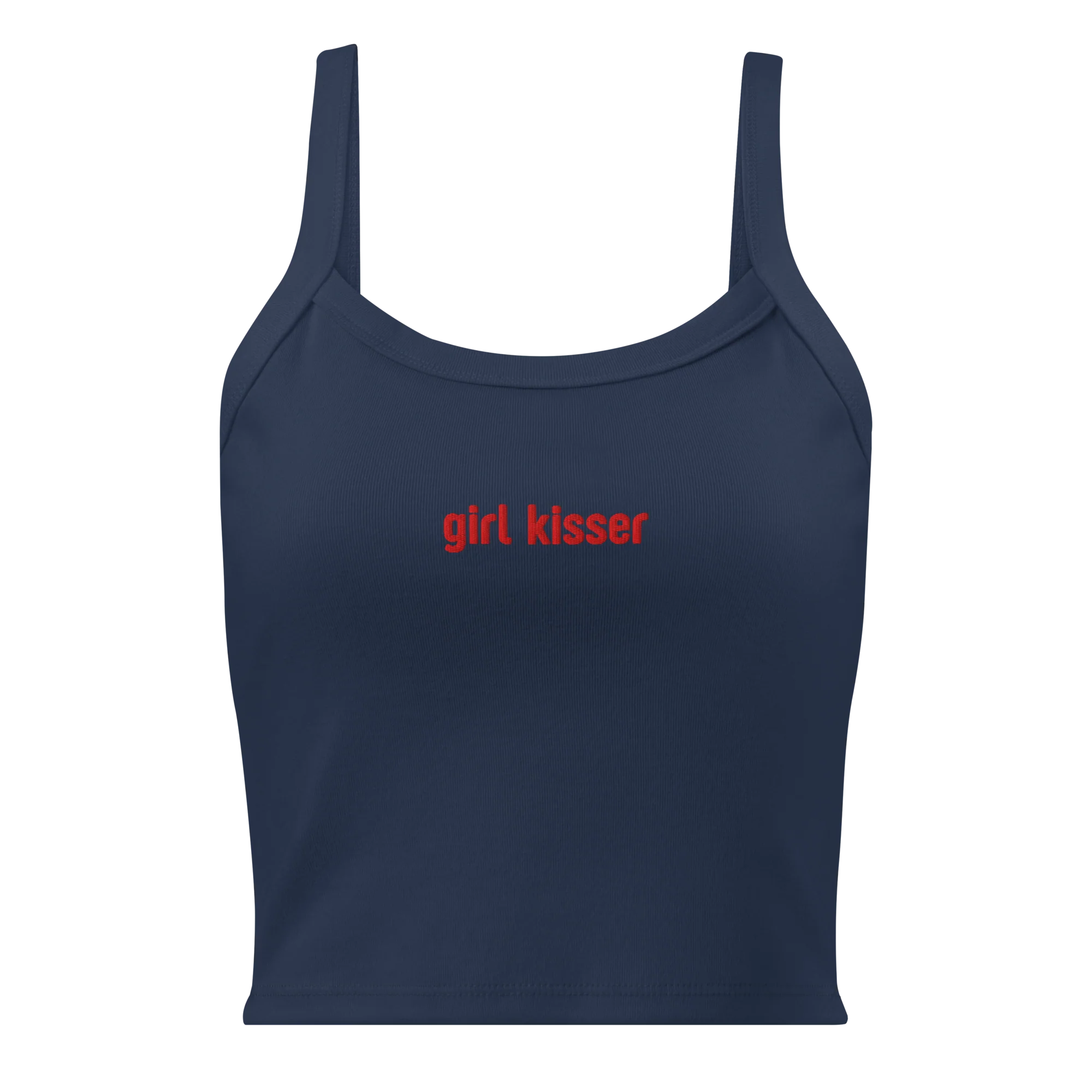 Girl Kisser Rib Embroidered Tank Top - Image 4