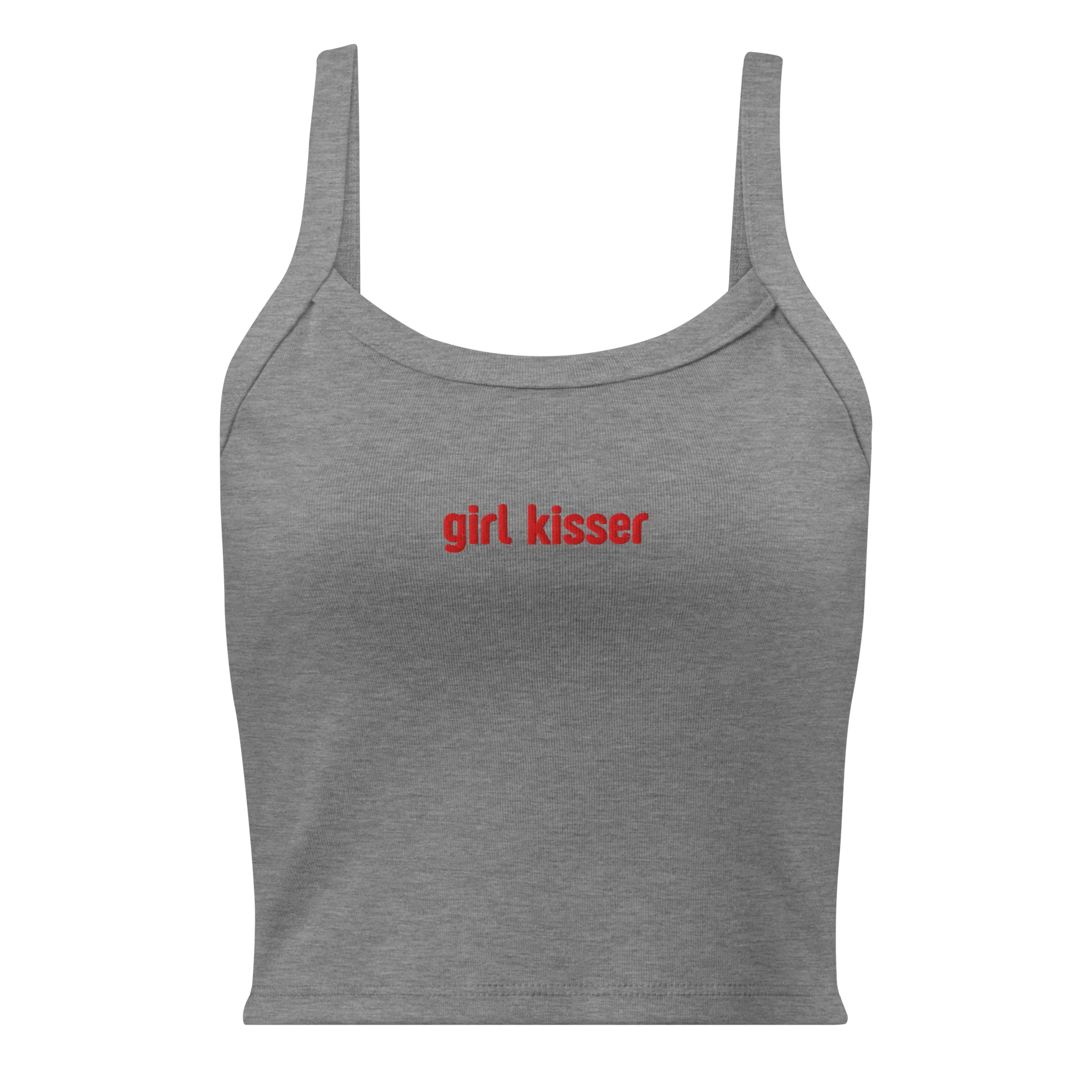 Girl Kisser Rib Embroidered Tank Top - Image 7