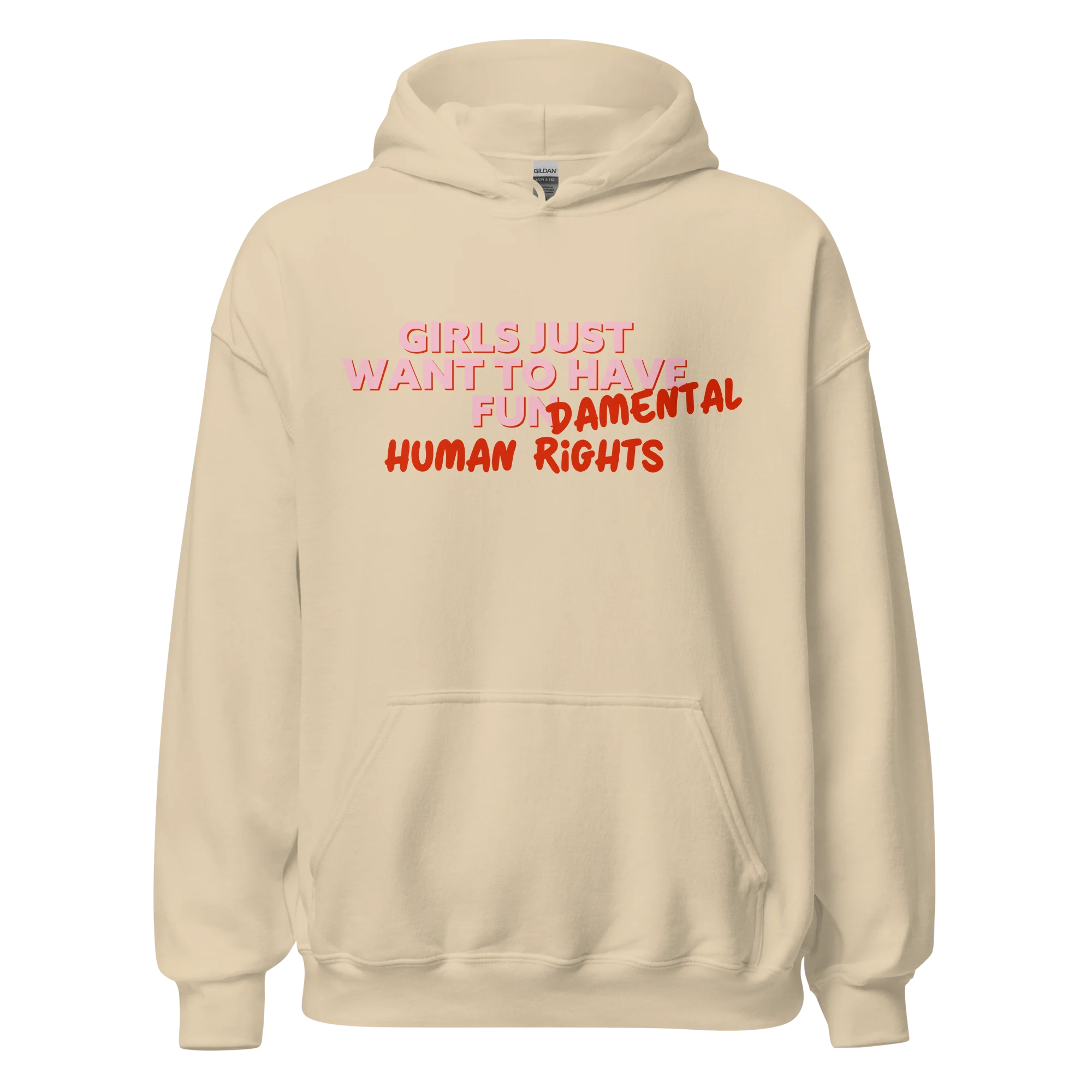 Girls Just Wanna Have Fundamental Human Rights Hoodie - Image 12
