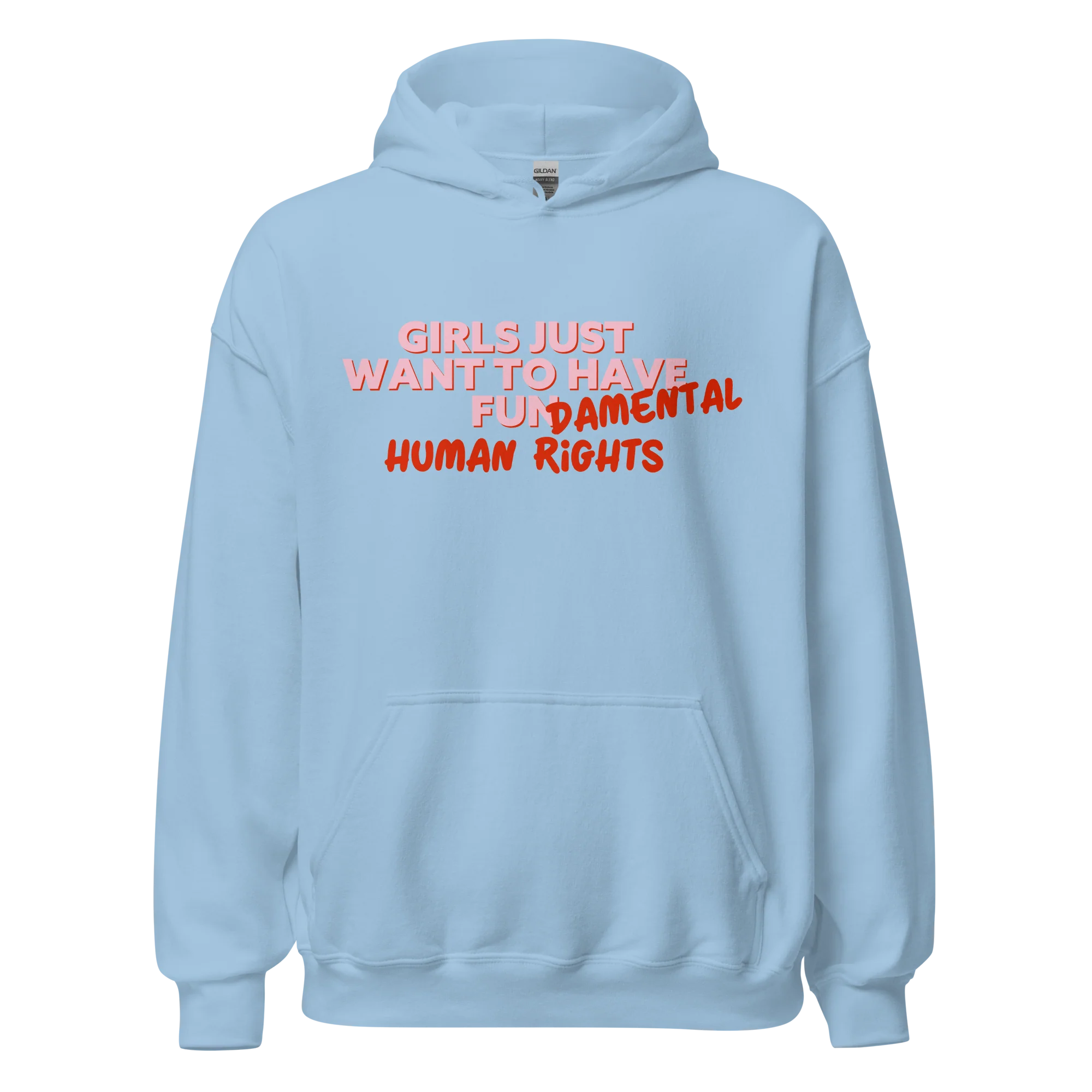 Girls Just Wanna Have Fundamental Human Rights Hoodie - Image 3