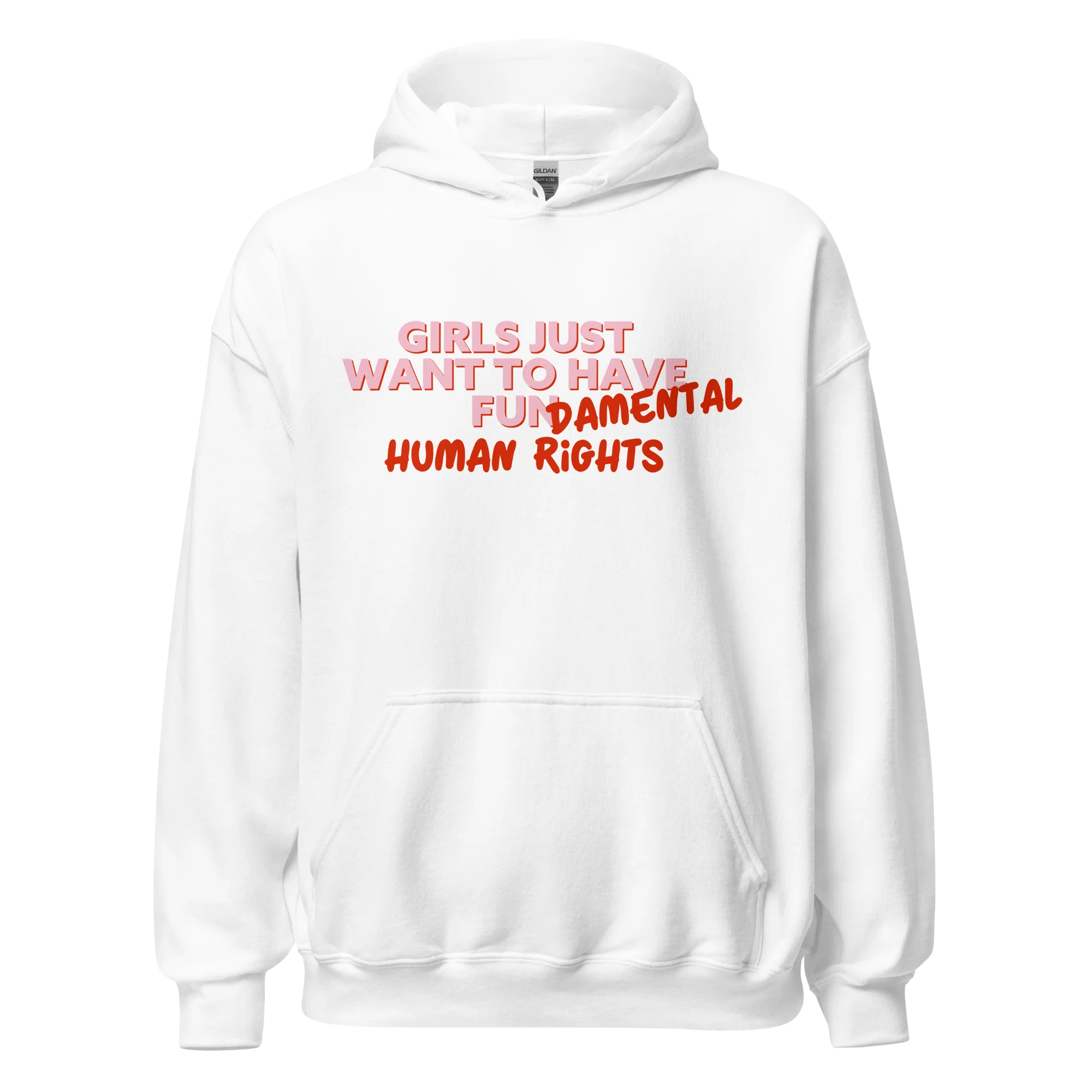 Girls Just Wanna Have Fundamental Human Rights Hoodie - Image 7