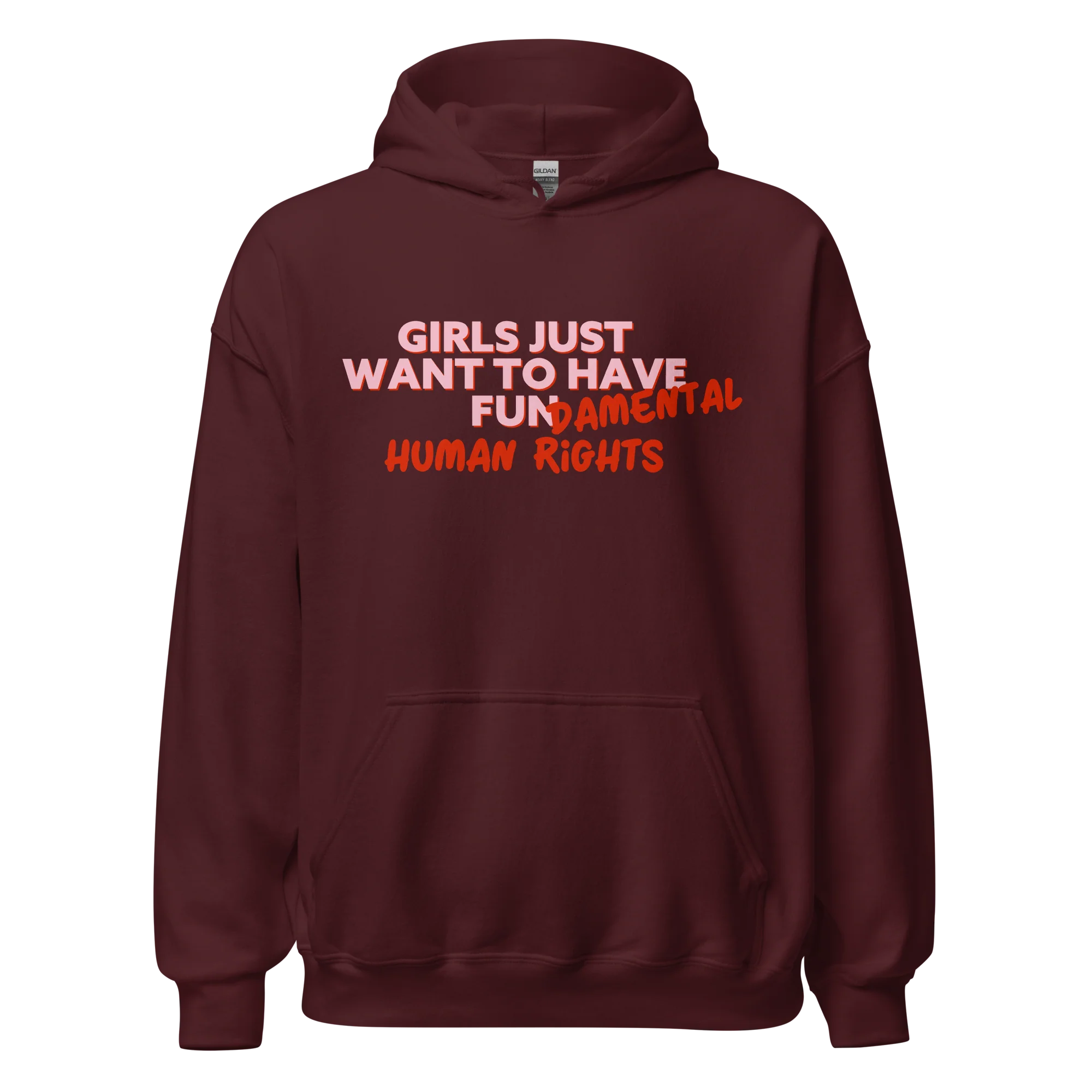 Girls Just Wanna Have Fundamental Human Rights Hoodie - Image 9