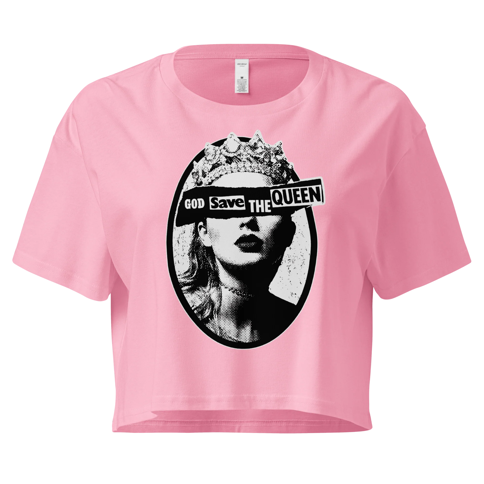 God Save The Queen Taylor Crop Tee - Image 7