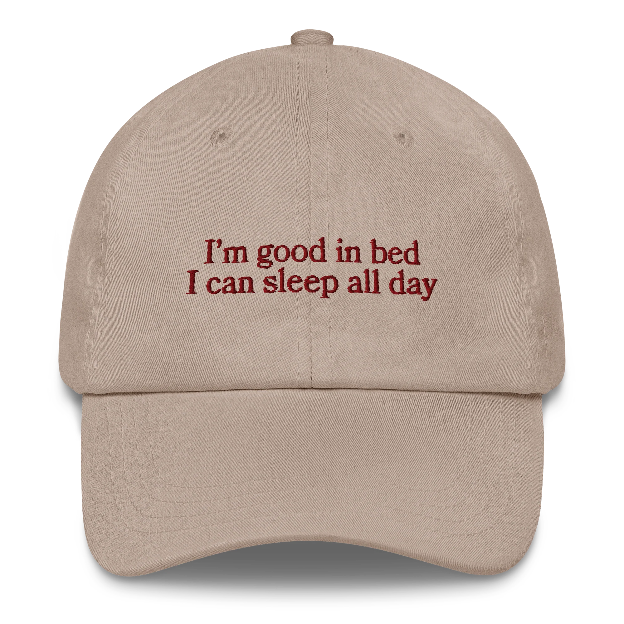 Good in Bed Sleep All Day Embroidered Cap - Image 5