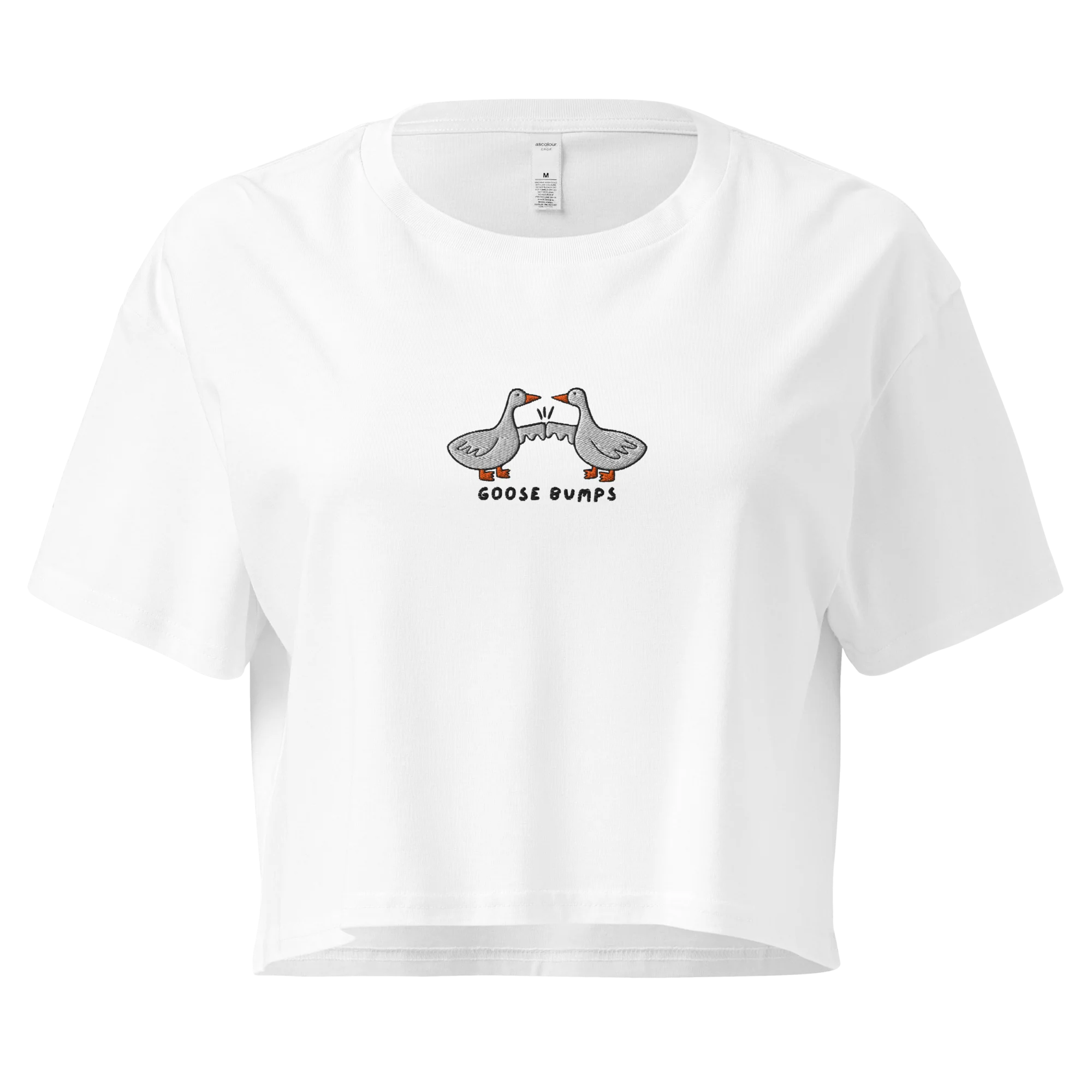 Goose Bumps Embroidered Crop Tee - Image 7