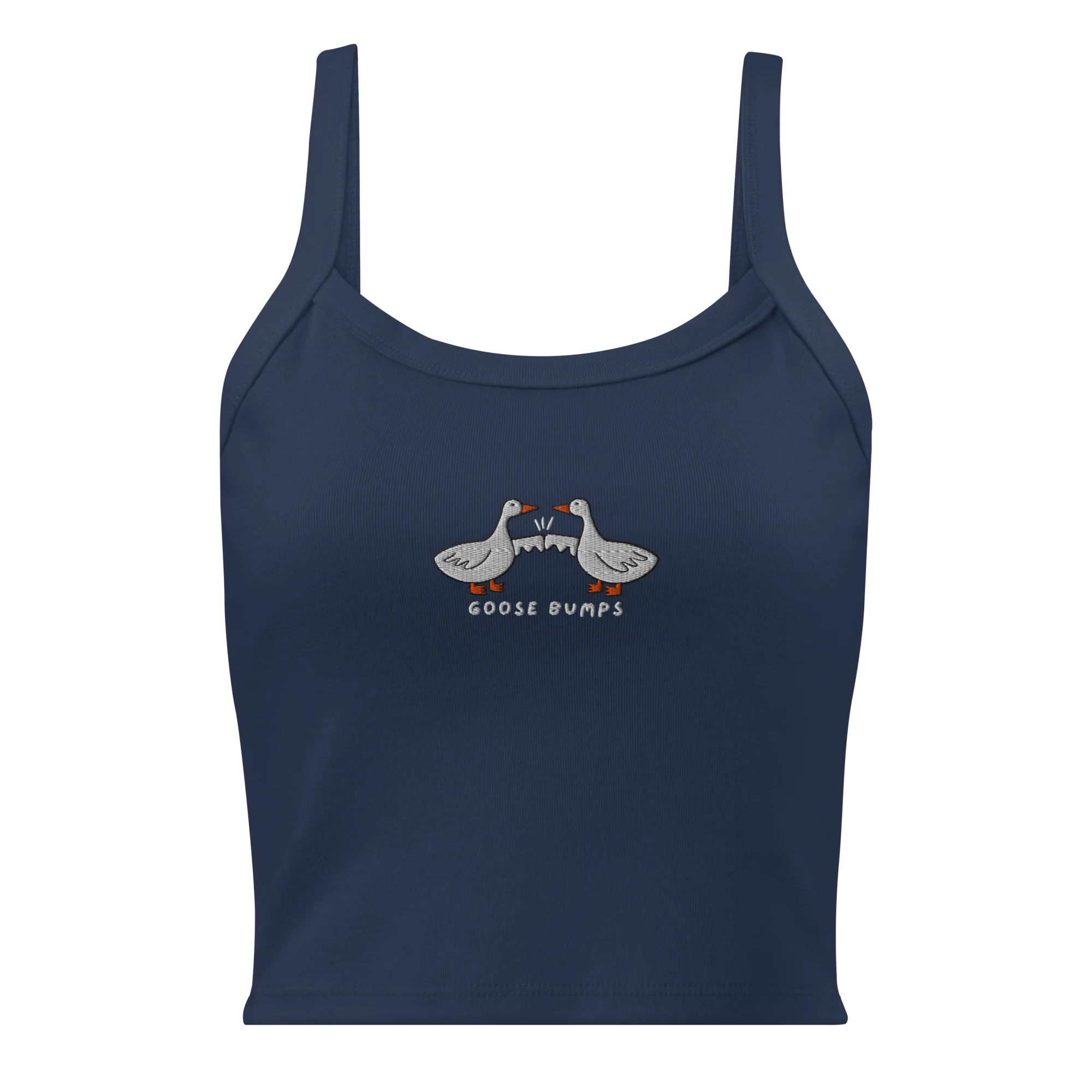 Goose Bumps Rib Embroidered Tank Top - Image 4