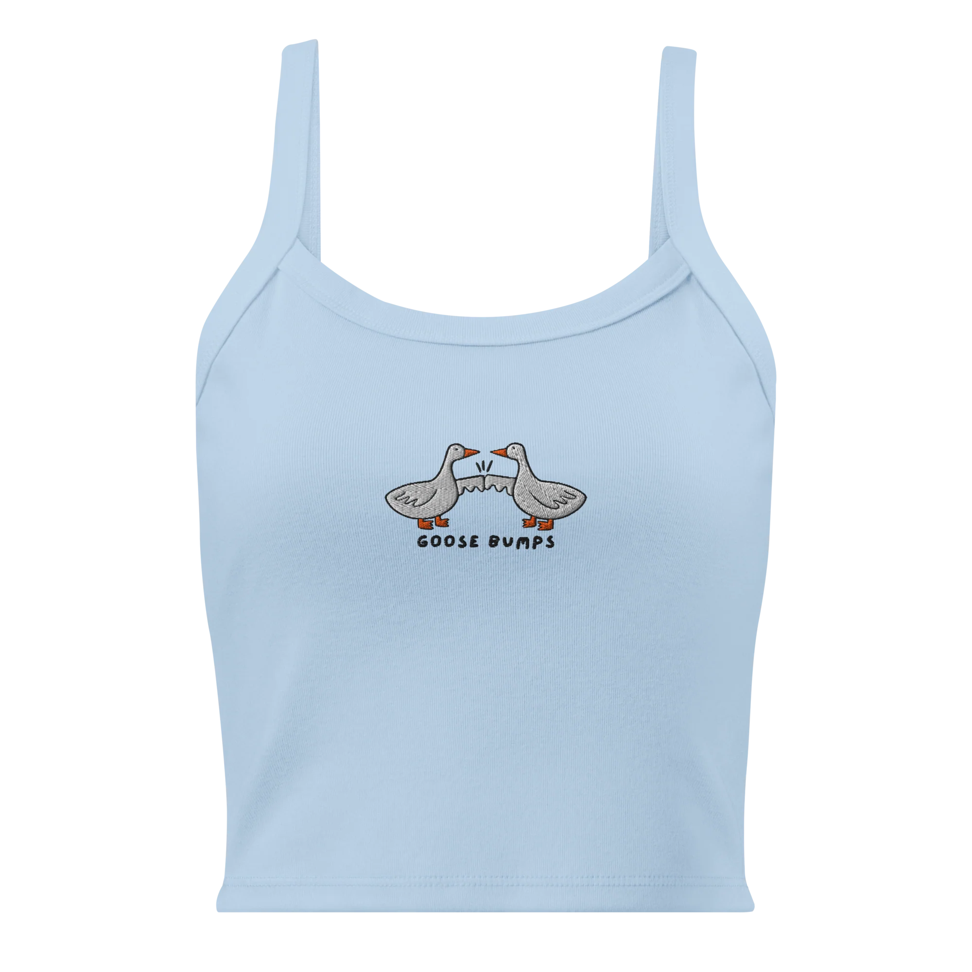 Goose Bumps Rib Embroidered Tank Top - Image 5