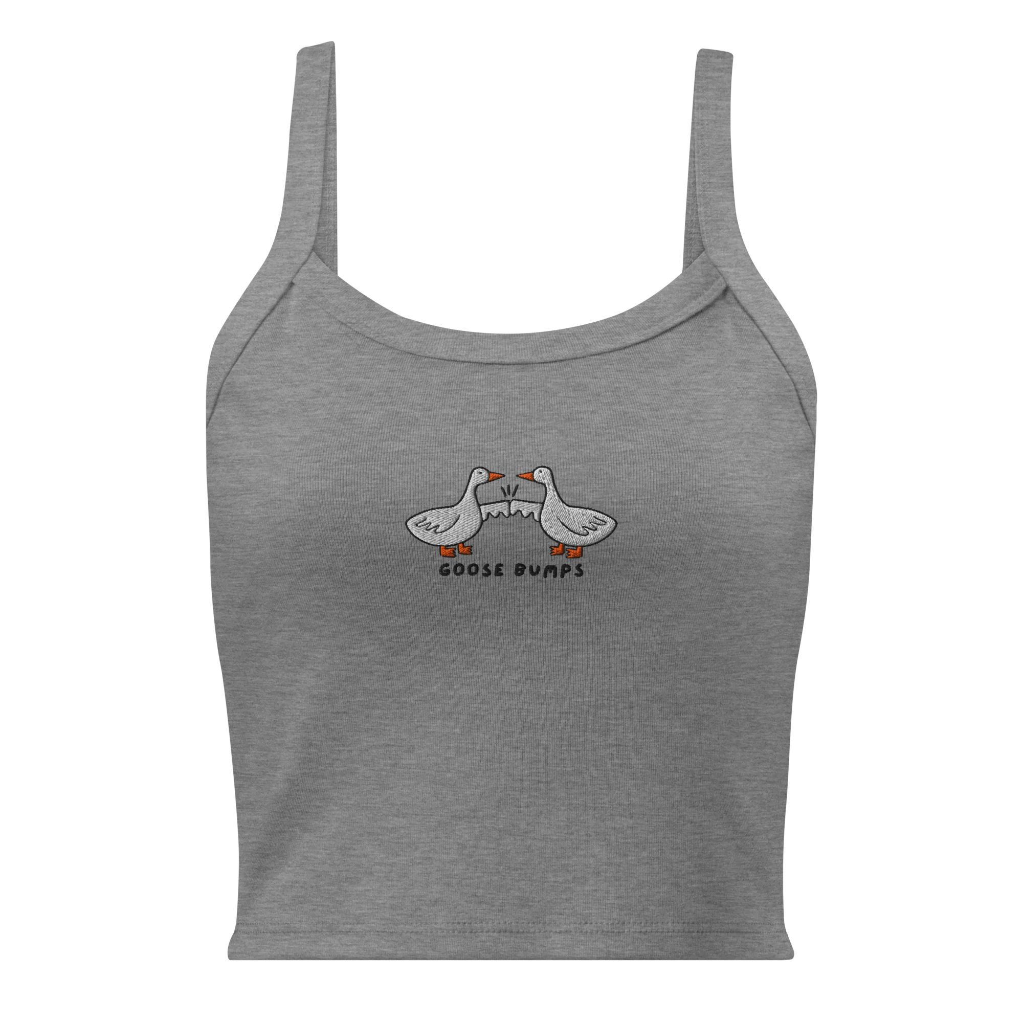 Goose Bumps Rib Embroidered Tank Top - Image 6