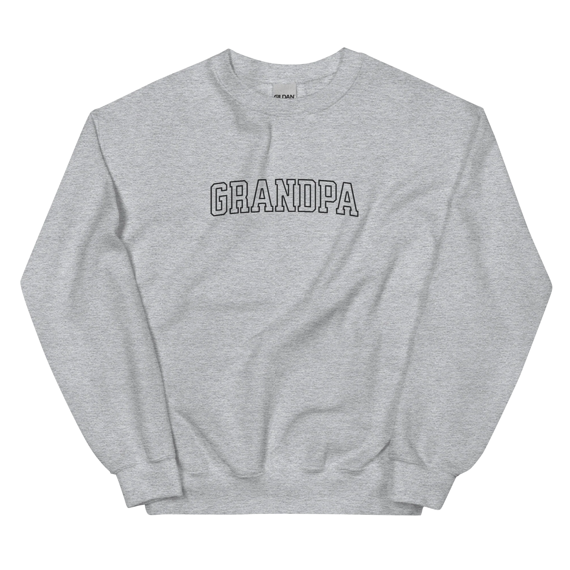 Grandpa Grandfather Varsity Embroidered Sweatshirt - Image 4