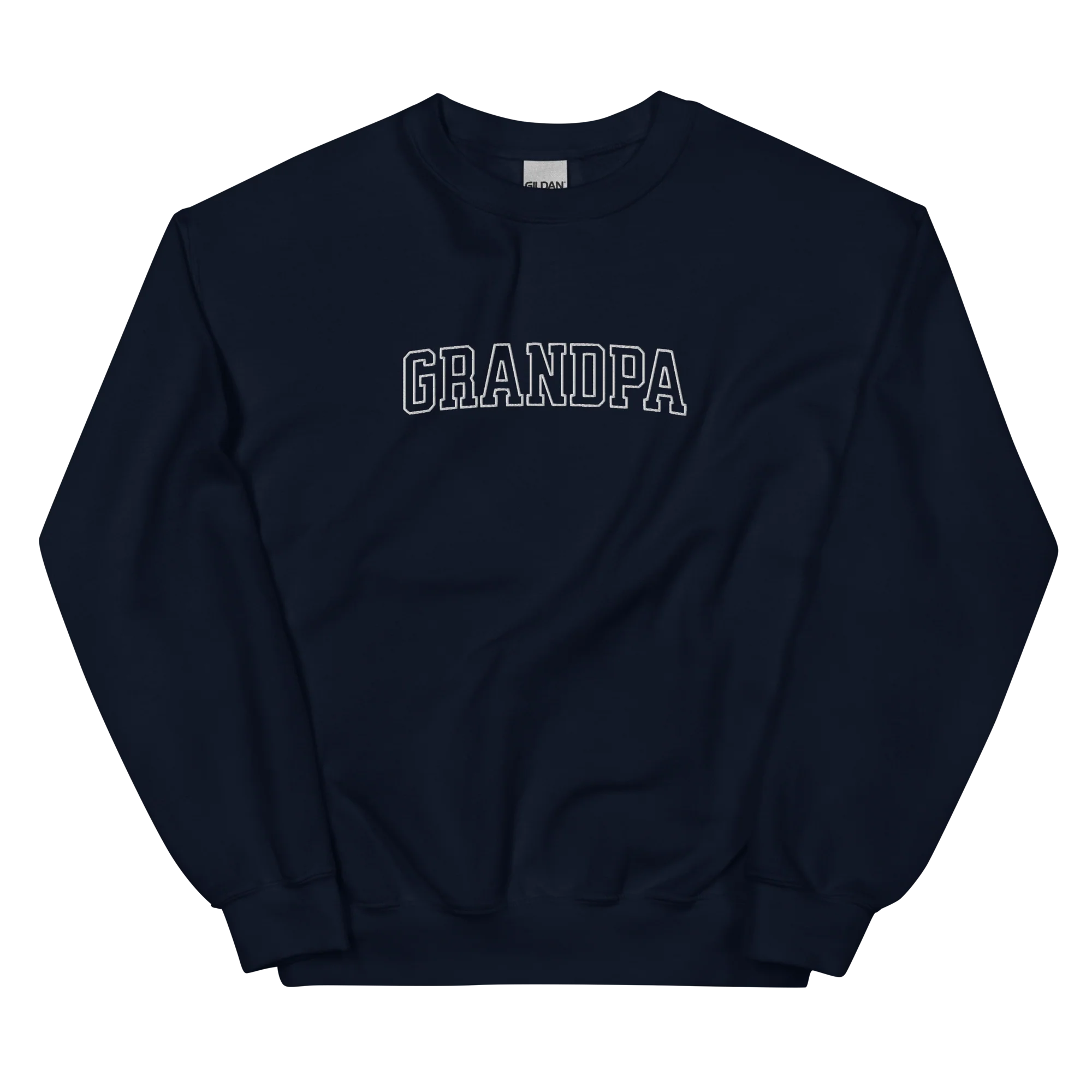 Grandpa Grandfather Varsity Embroidered Sweatshirt - Image 6