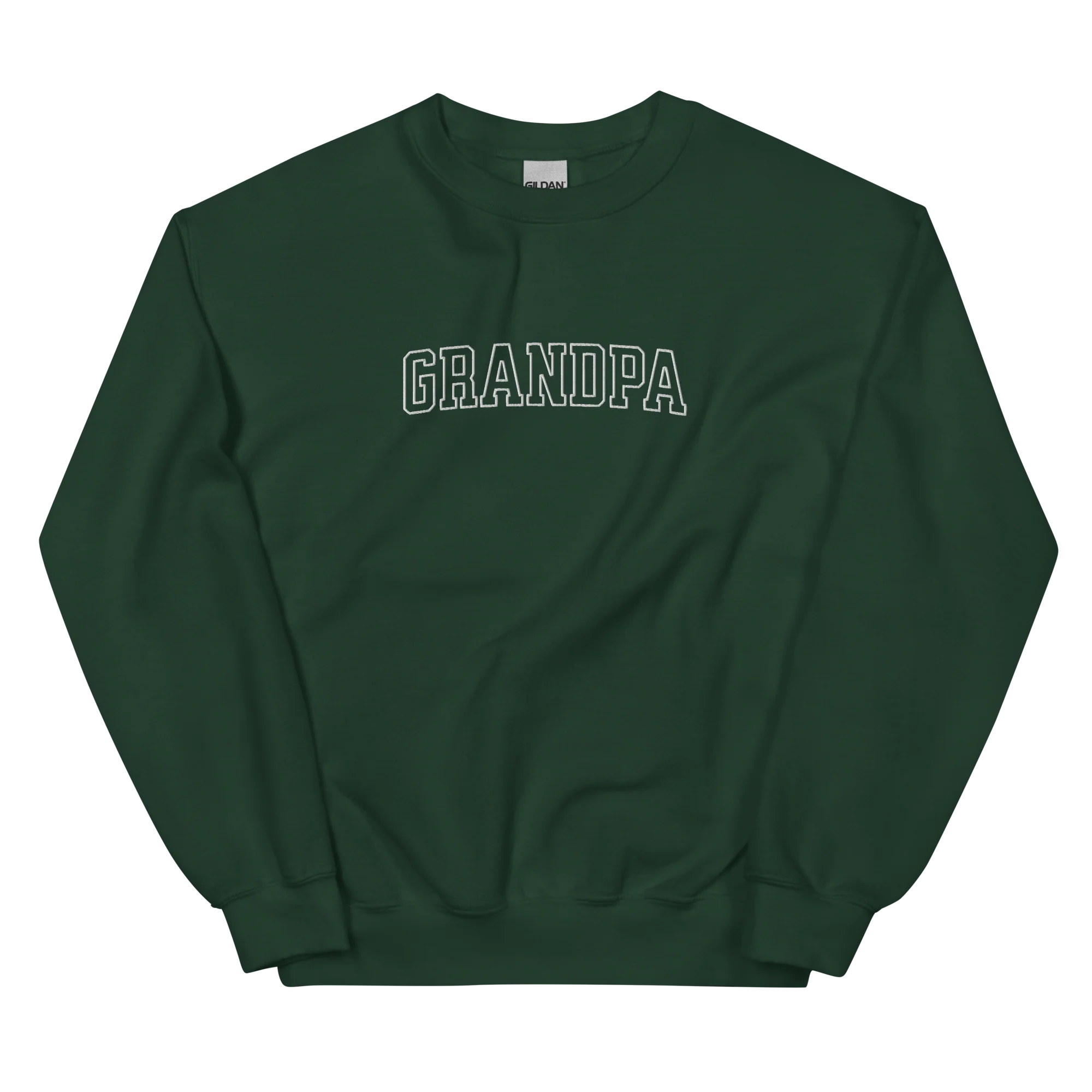 Grandpa Grandfather Varsity Embroidered Sweatshirt - Image 9