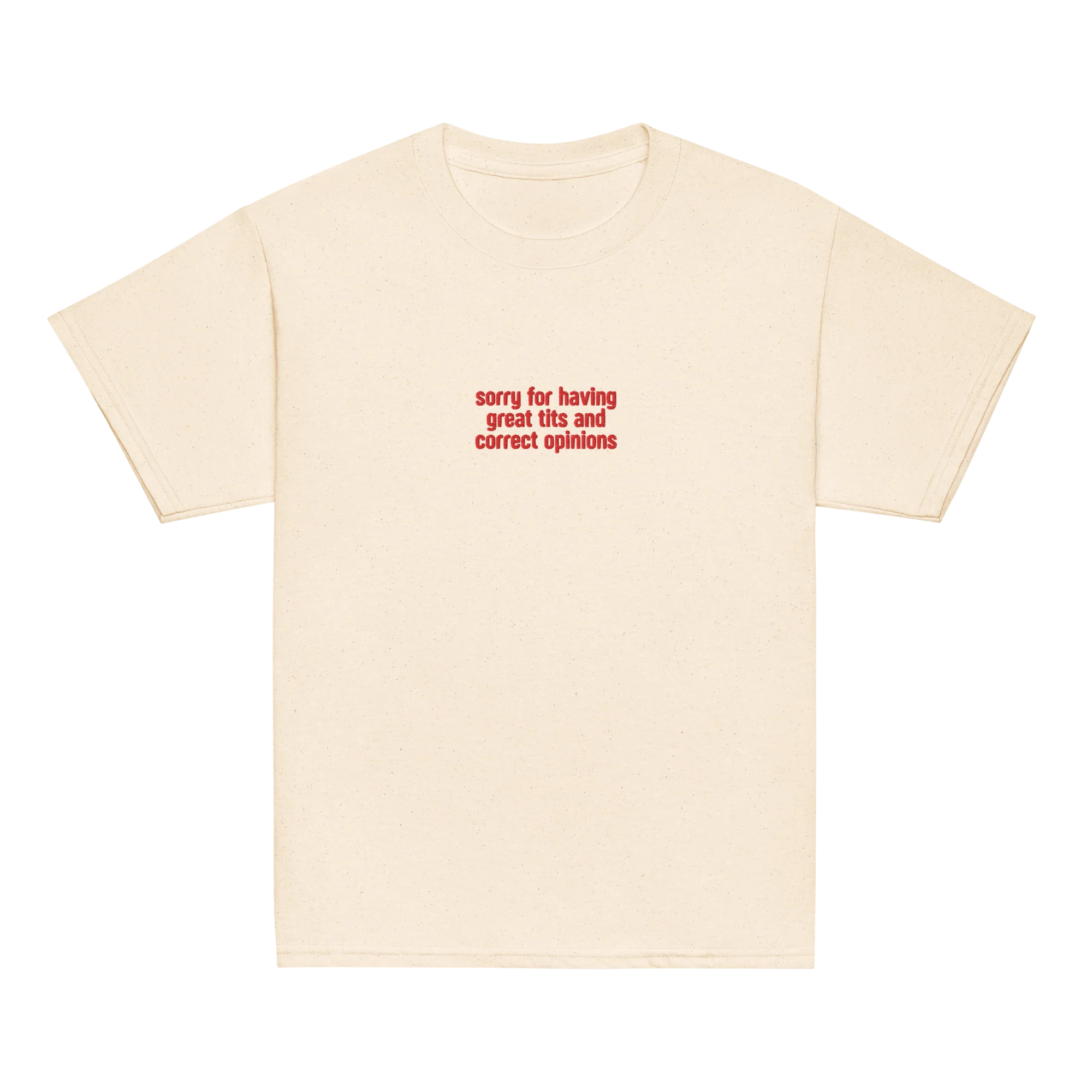 Great Tits Correct Opinions Embroidered Baby Tee - Image 5