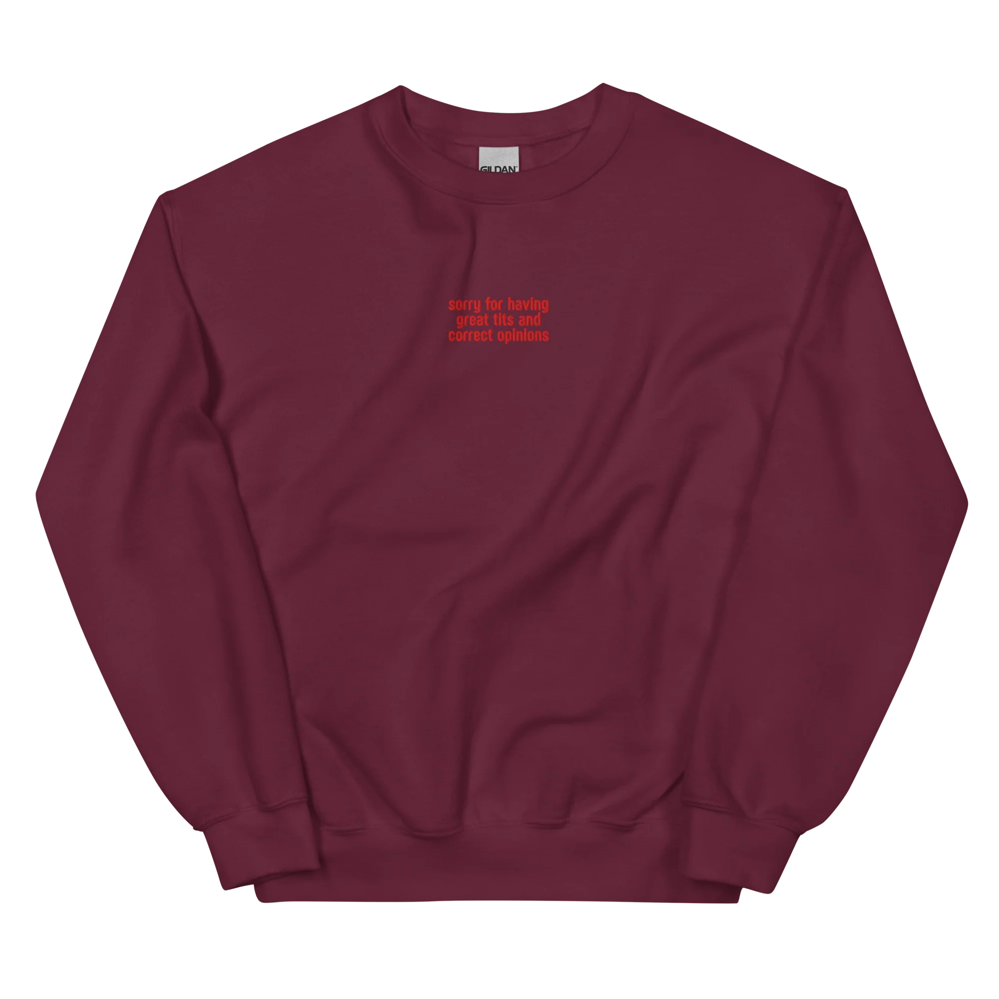 Great Tits Correct Opinions Embroidered Sweatshirt - Image 10