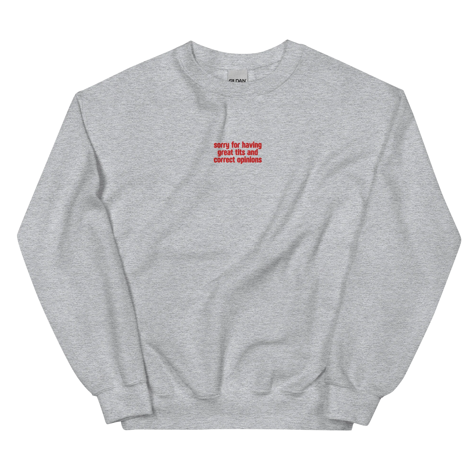 Great Tits Correct Opinions Embroidered Sweatshirt - Image 4
