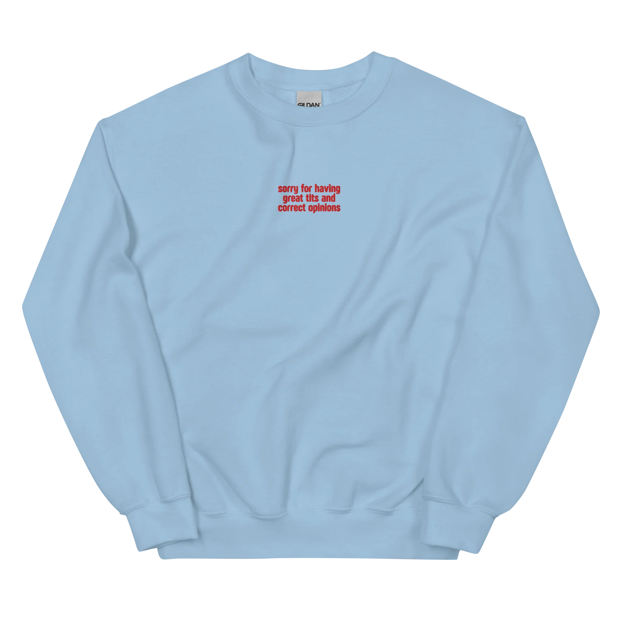 Great Tits Correct Opinions Embroidered Sweatshirt - Image 6