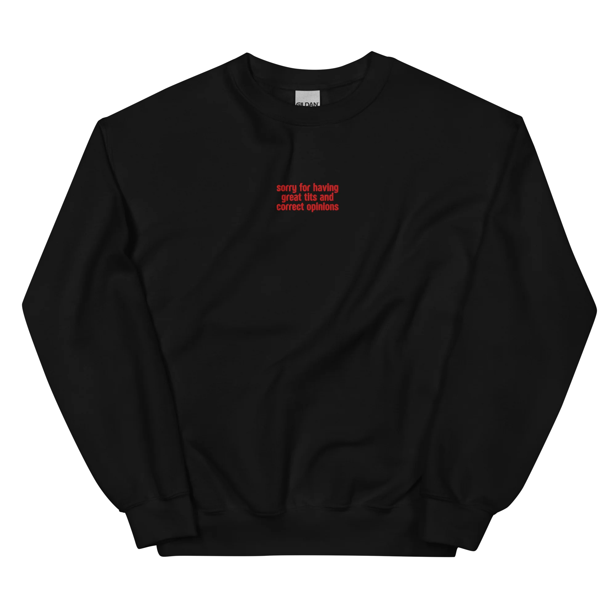 Great Tits Correct Opinions Embroidered Sweatshirt - Image 9