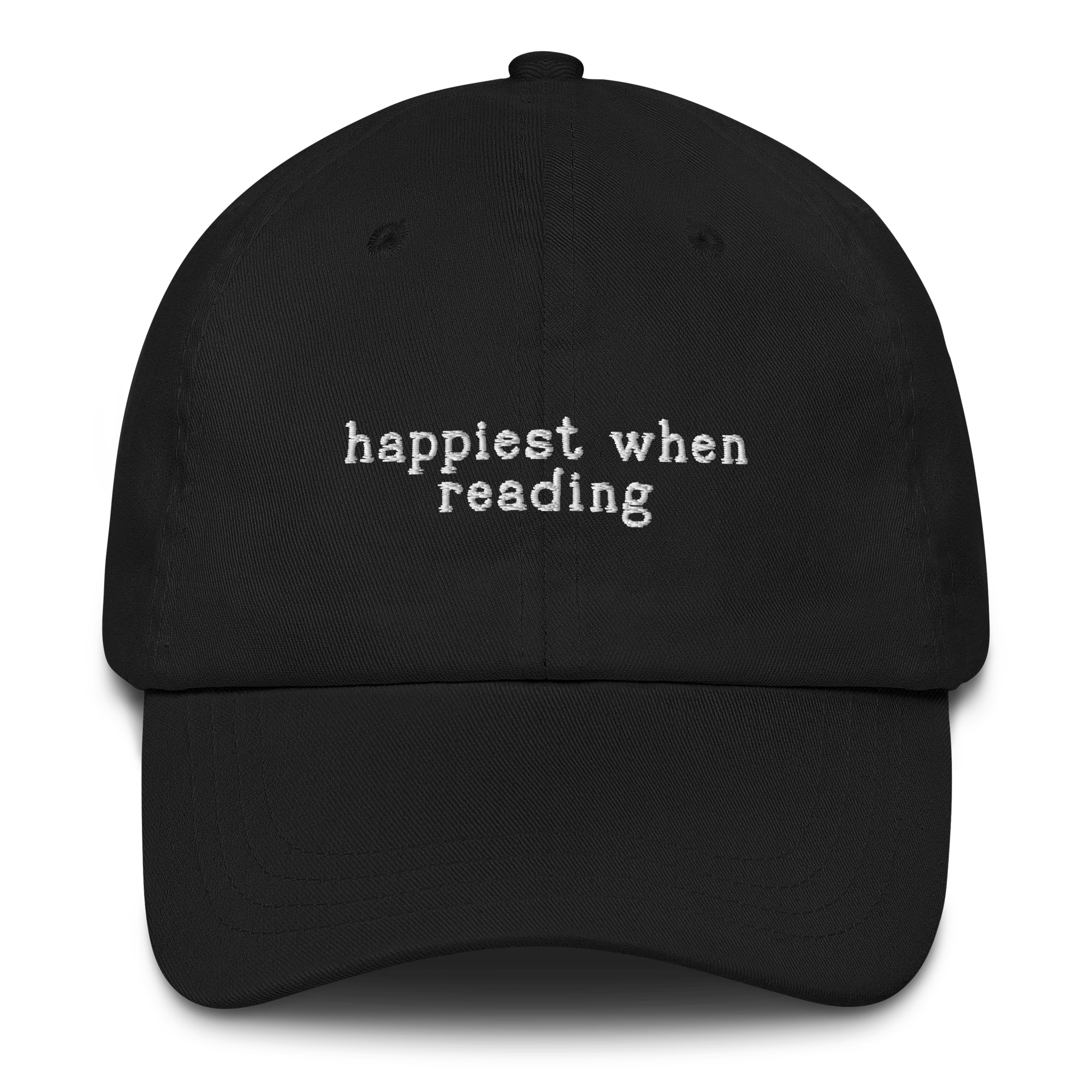 Happiest When Reading Embroidered Cap - Image 10