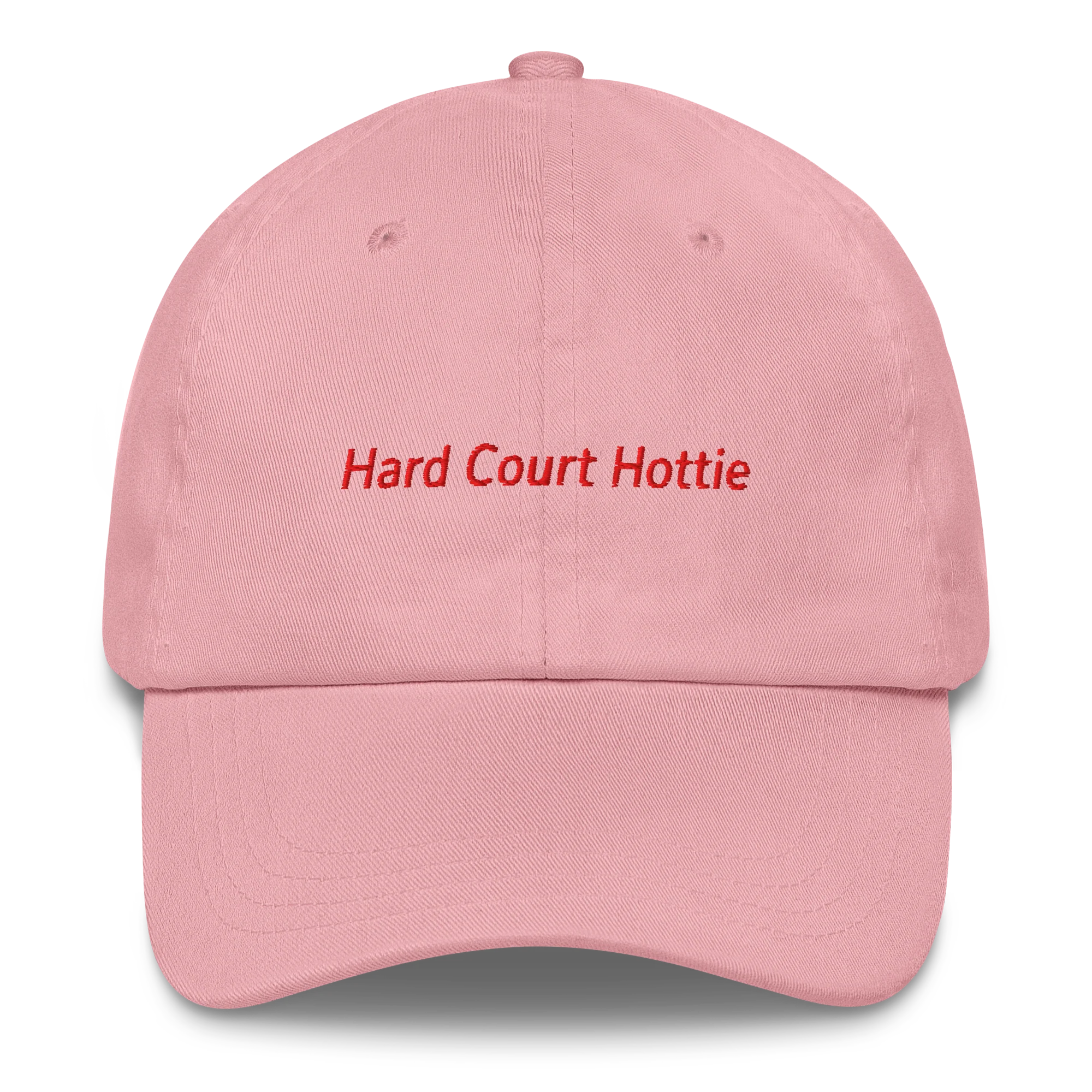 Hard Court Hottie Tennis Embroidered Cap