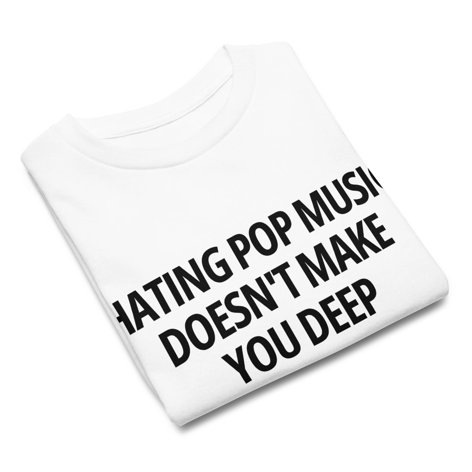 Hating Pop Music Doesn't Make You Deep Baby Tee - Image 4